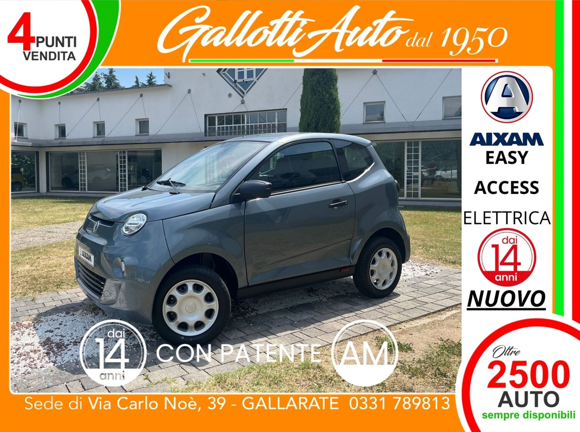Aixam Easy Access - INCENTIVI ECO BONUS - Gallotti Auto