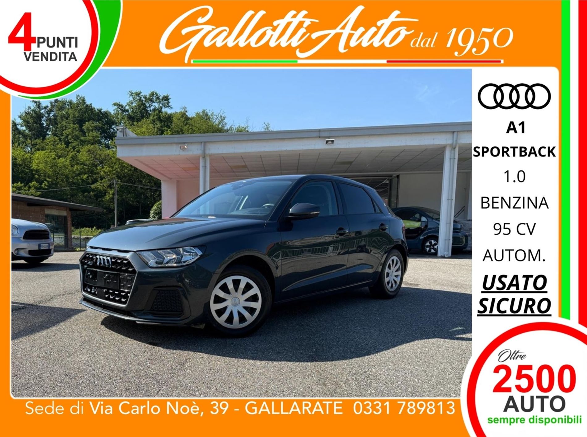 Sportback 25 1.0 tfsi s-tronic - SENZA VINCOLI DI FINANZIAMENTO - Gallotti Auto