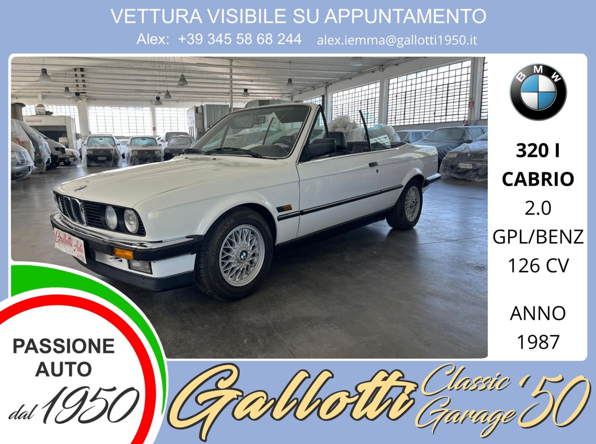Cabrio 2.0 benzina/gpl 126cv - Gallotti Auto