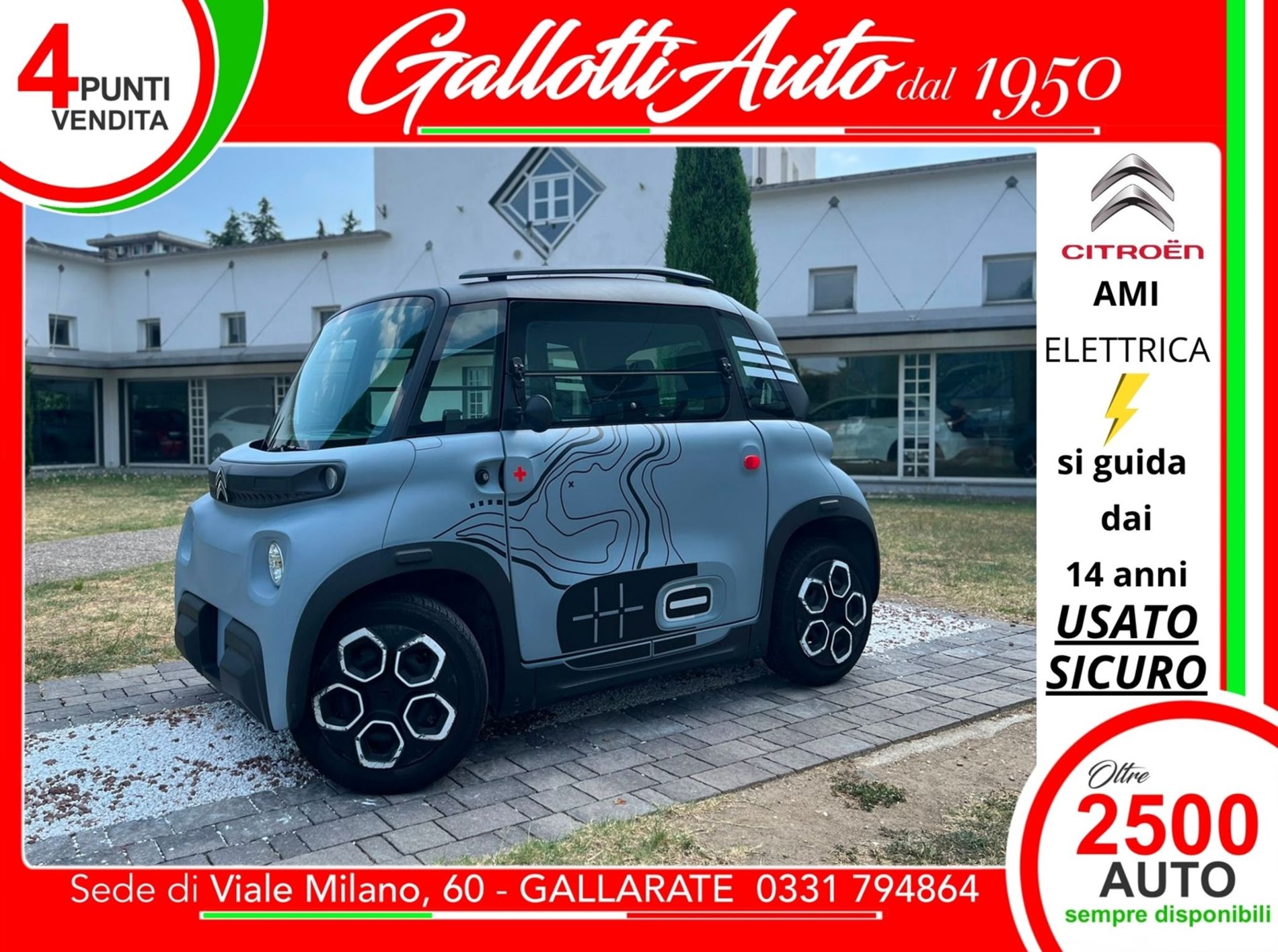 Citroen AMI - si guida a 14 ANNI - Gallotti Auto