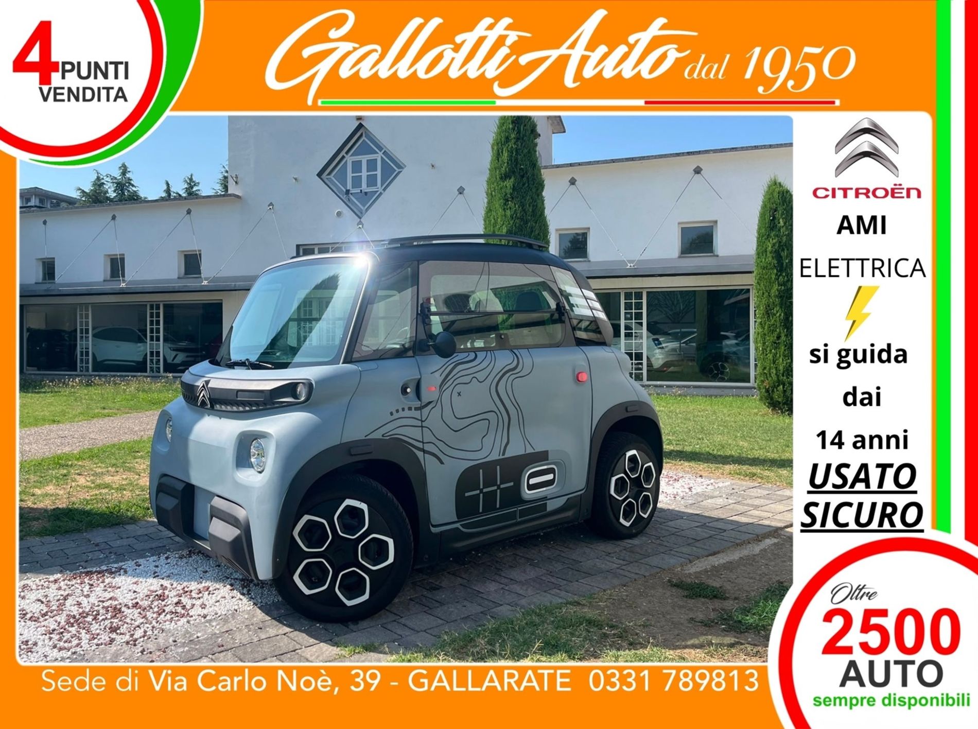 Citroen AMI si guida a 14 ANNI - Gallotti Auto