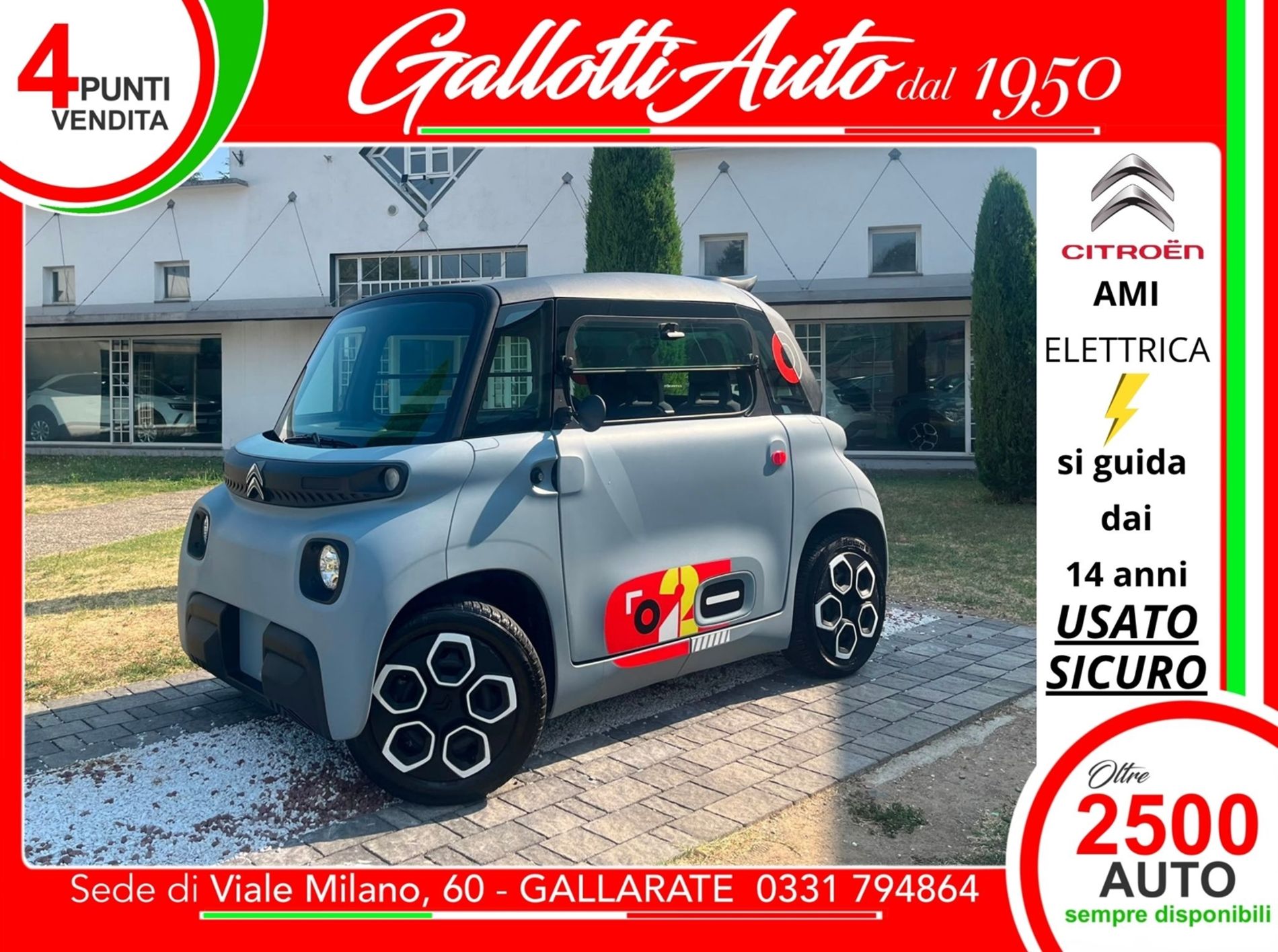 Citroen AMI - si guida a 14 ANNI - Gallotti Auto
