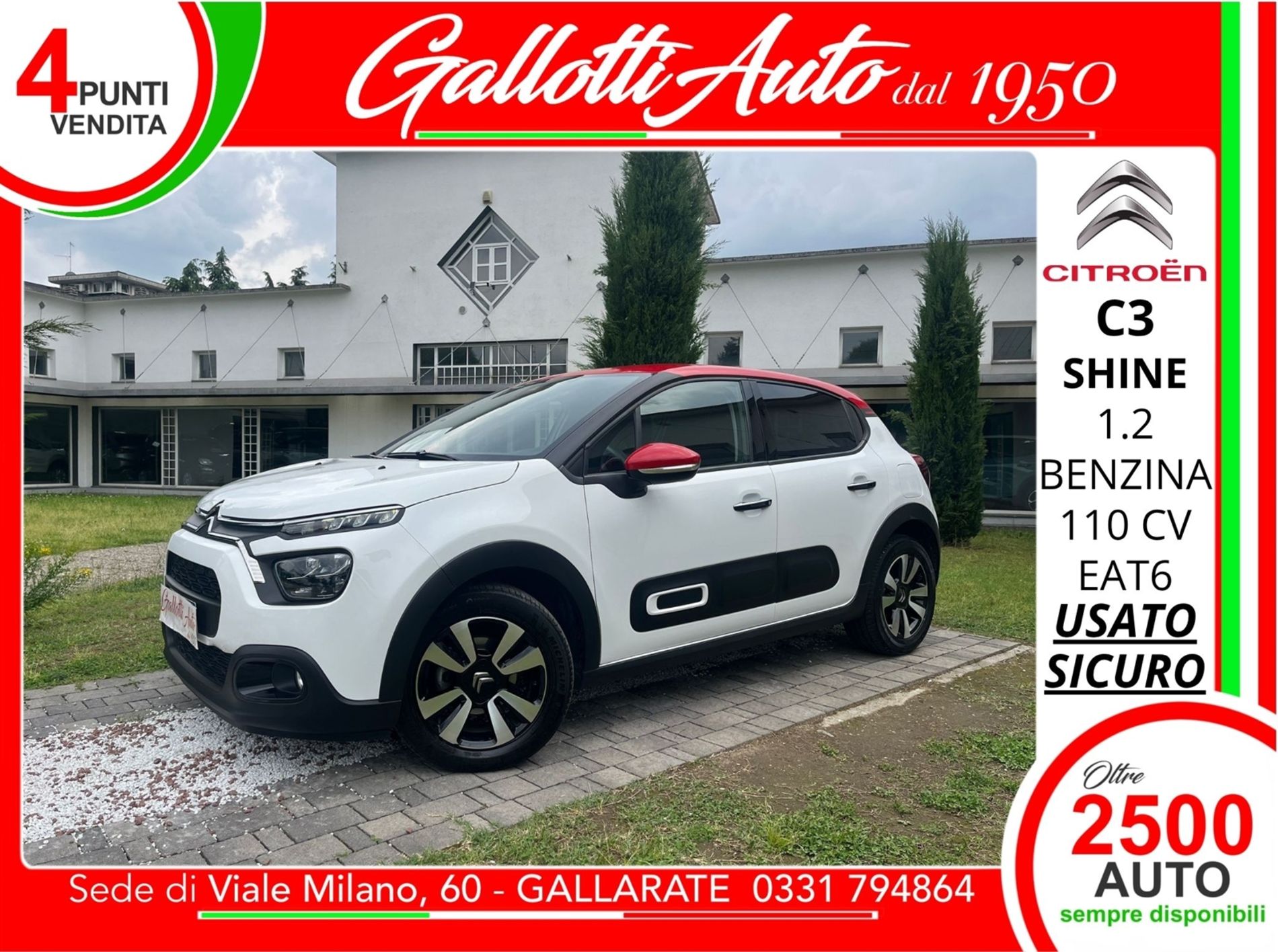 1.2 puretech Shine s&s 110cv EAT6 - Gallotti Auto
