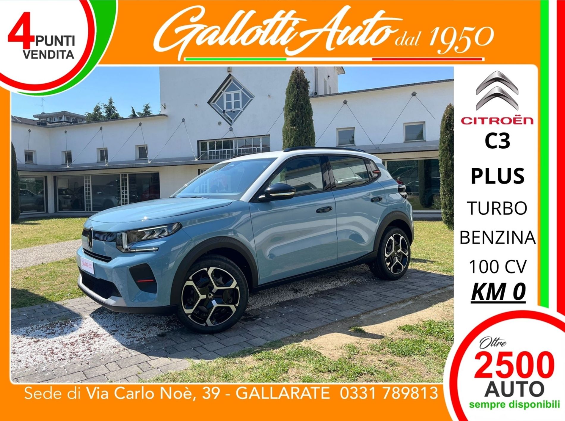 Citroen C3 Plus turbo s&s 100cv - Gallotti Auto