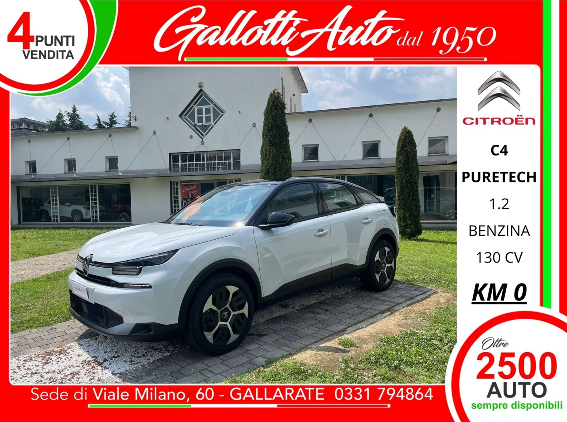 Citroen C4 1.2 puretech Plus s&s 130cv eat8   - Gallotti Auto