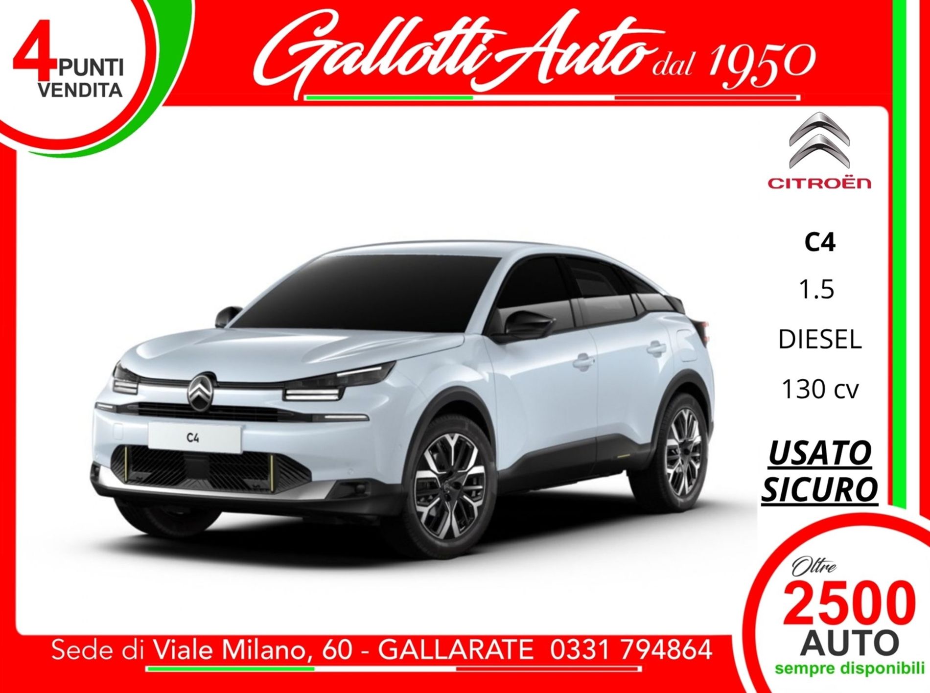 1.5 bluehdi Max s&s 130cv eat8 - SENZA VINCOLI DI FINANZIAMENTO - Gallotti Auto