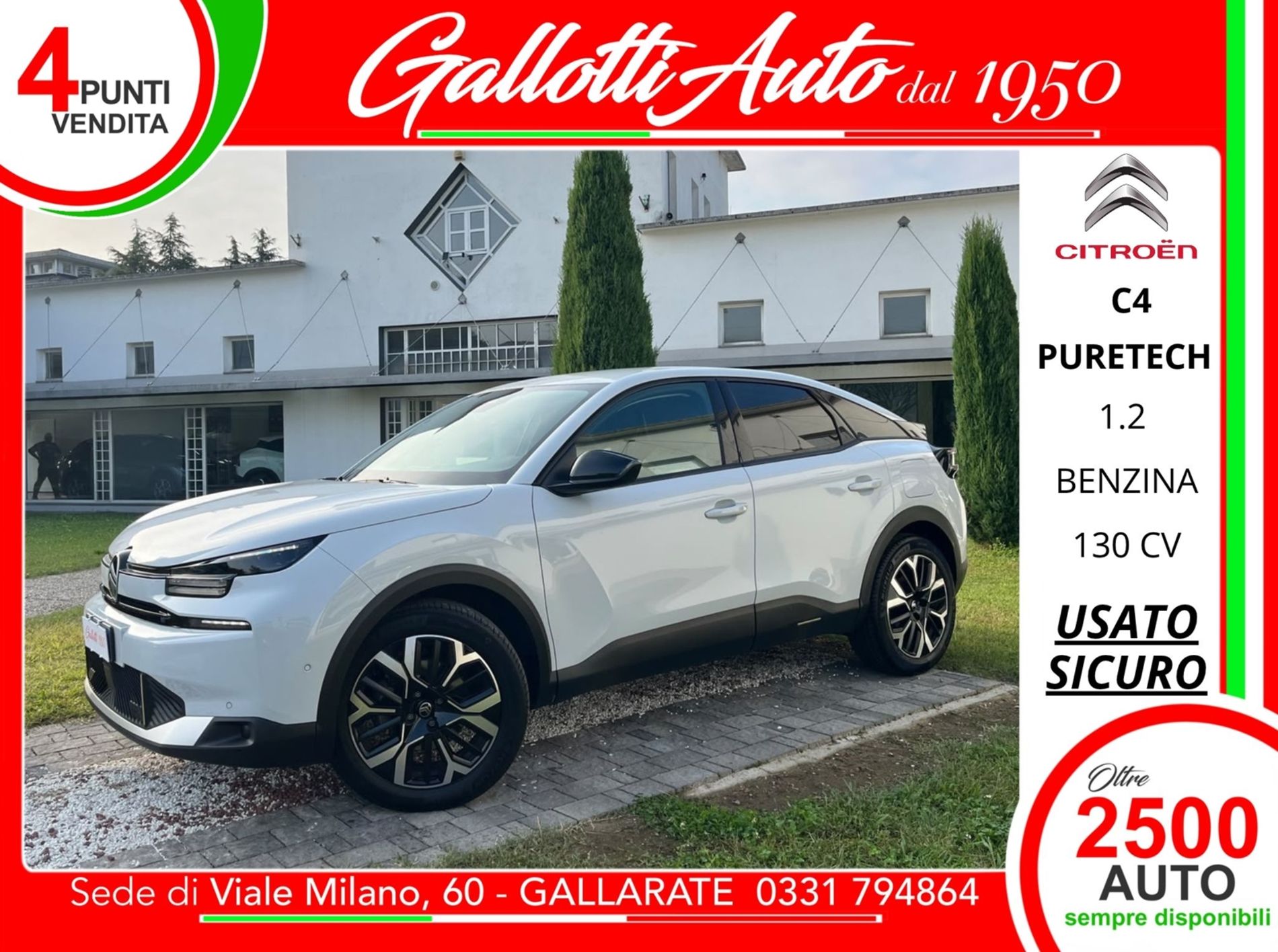1.2 puretech Max s&s 130cv eat8     - SENZA VINCOLI DI FINANZIAMENTO - Gallotti Auto