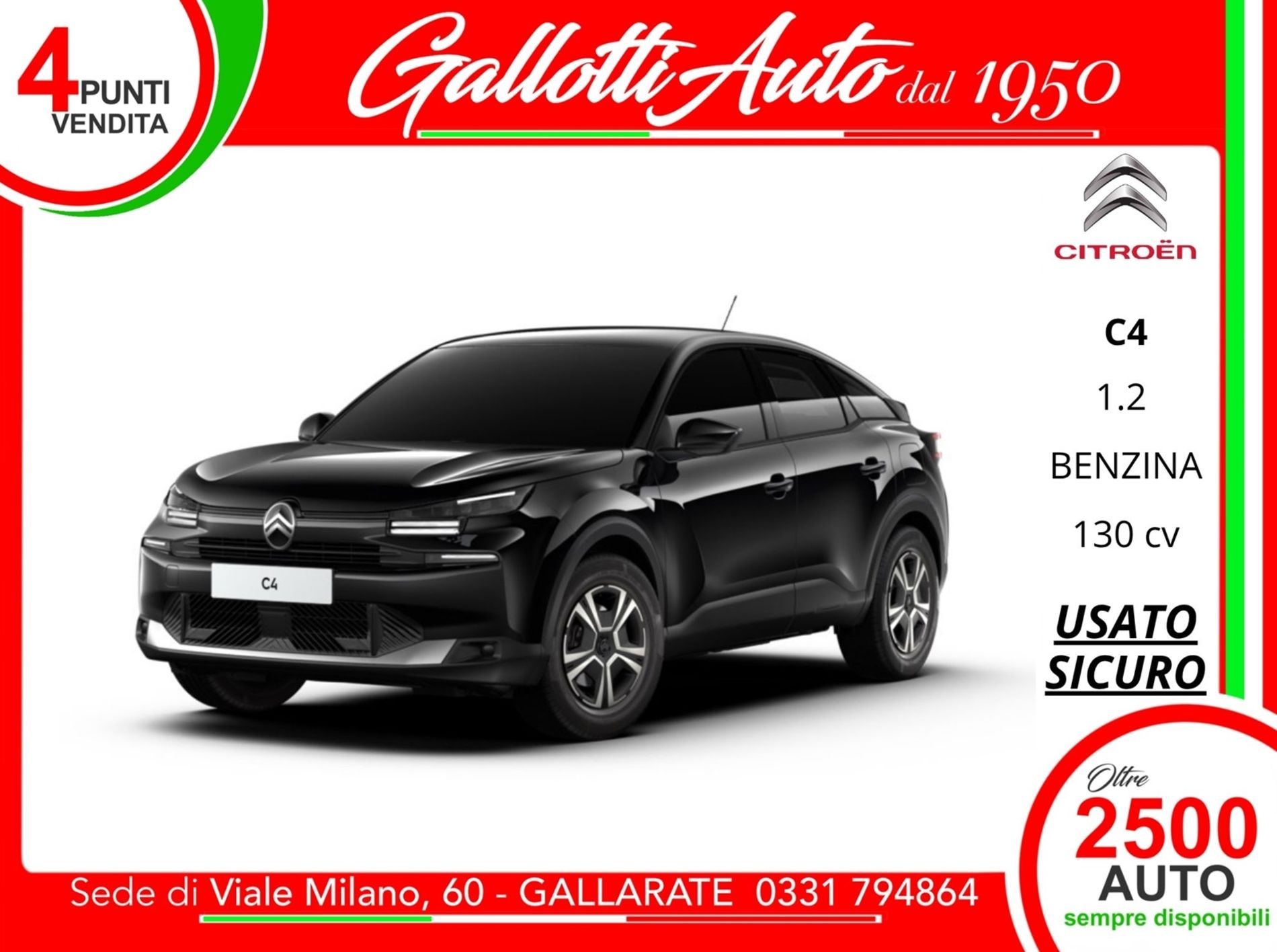 X 1.2 puretech Max s&s 130cv eat8 - SENZA VINCOLI DI FINANZIAMENTO - Gallotti Auto