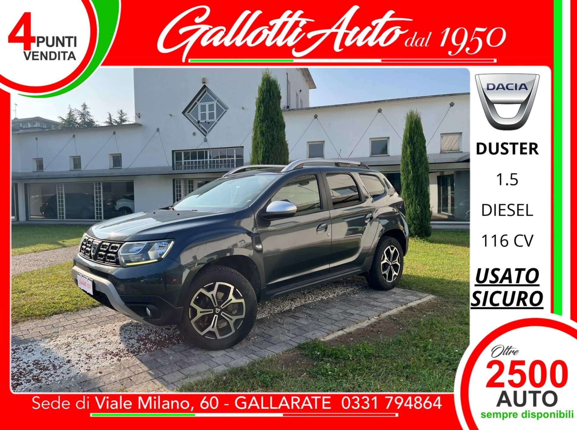 1.5 blue dci Prestige 4x2 s&s 115cv - SENZA VINCOLI DI FINANZIAMENTO - Gallotti Auto