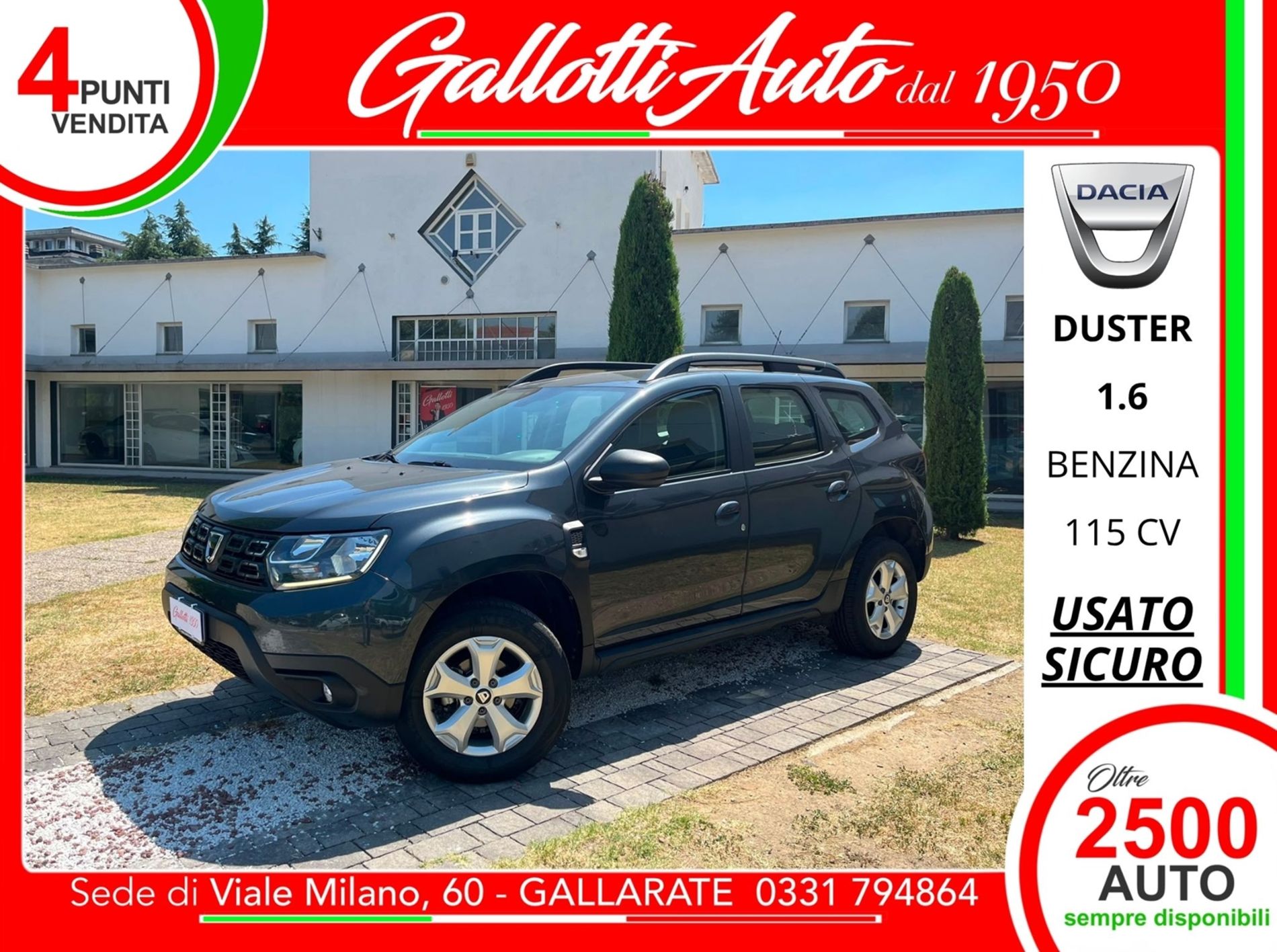 1.6 sce Comfort 4x2 s&s 115cv  - SENZA VINCOLI DI FINANZIAMENTO - Gallotti Auto