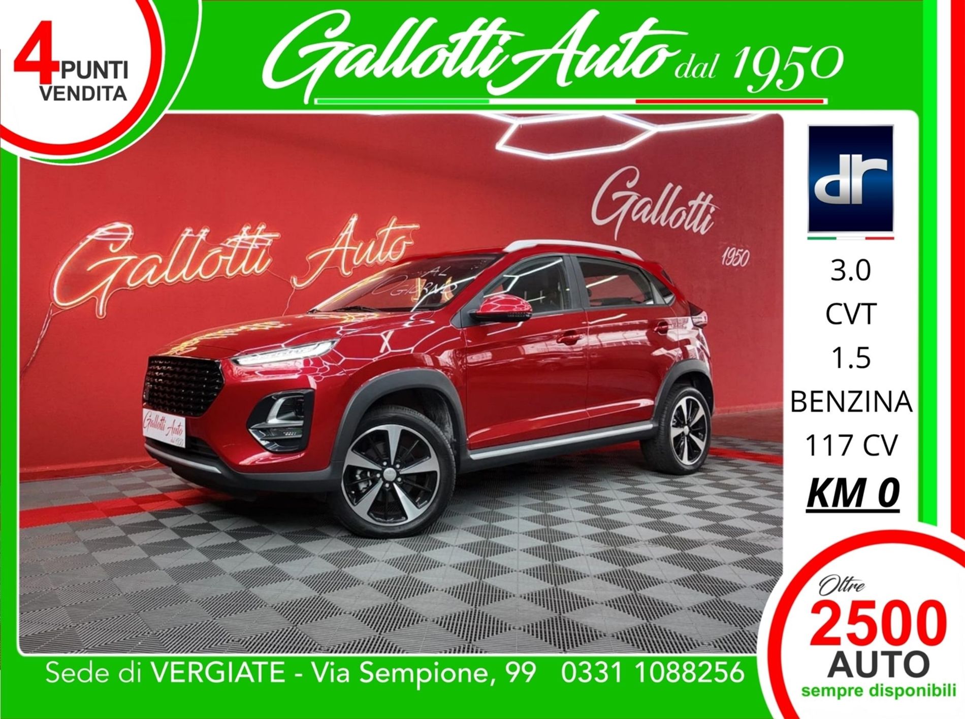 DR 3.0 1.5 benzina 116cv CVT  - Gallotti Auto