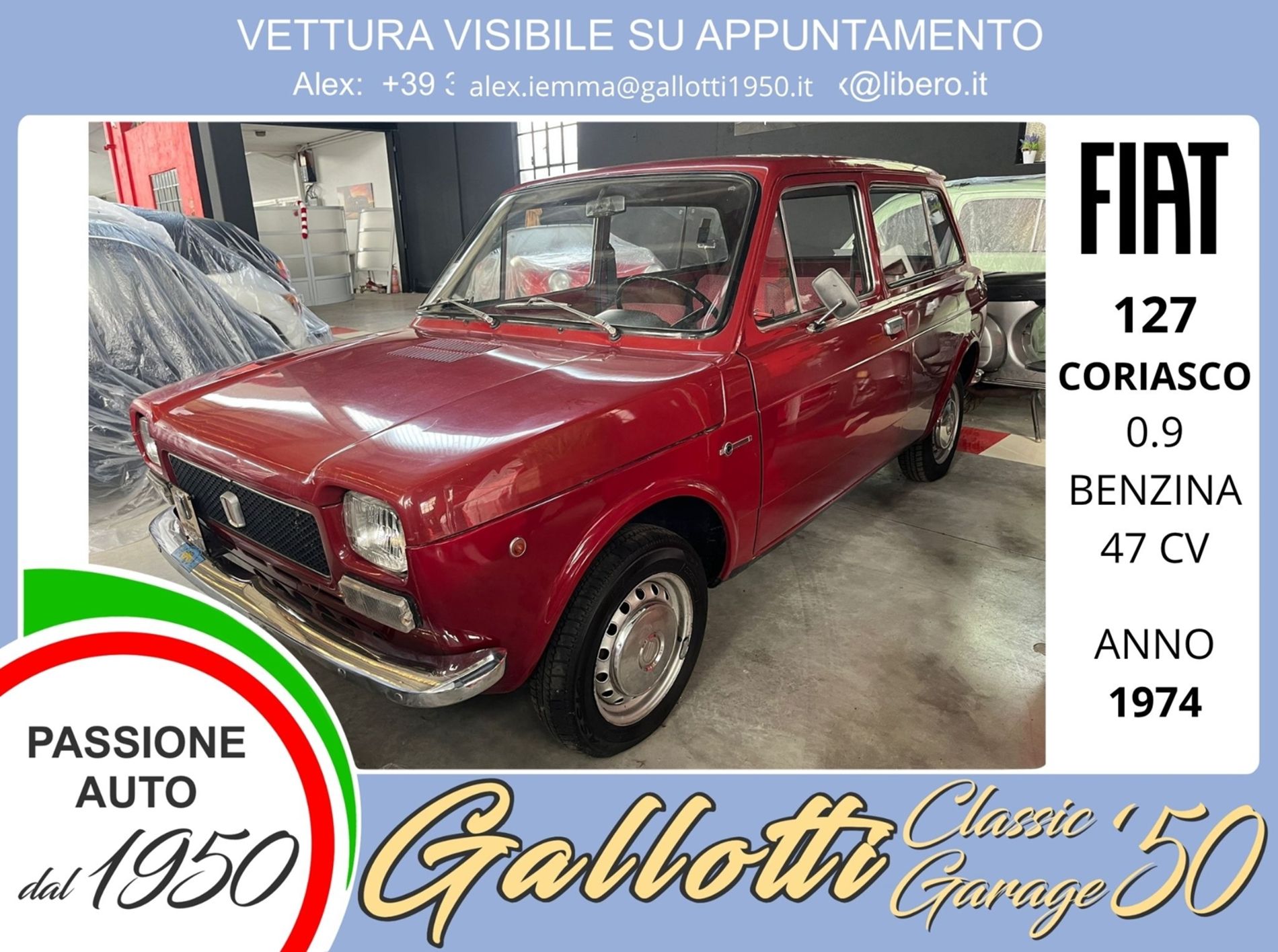 Coriasco Familiare 0.9 benzina 61cv - pochi esemplari serie Coriasco - Gallotti Auto