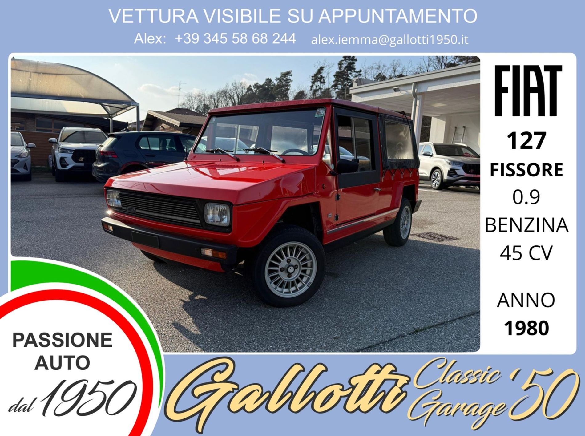 FISSORE Cabrio 0.9 benzina 54cv  - Gallotti Auto