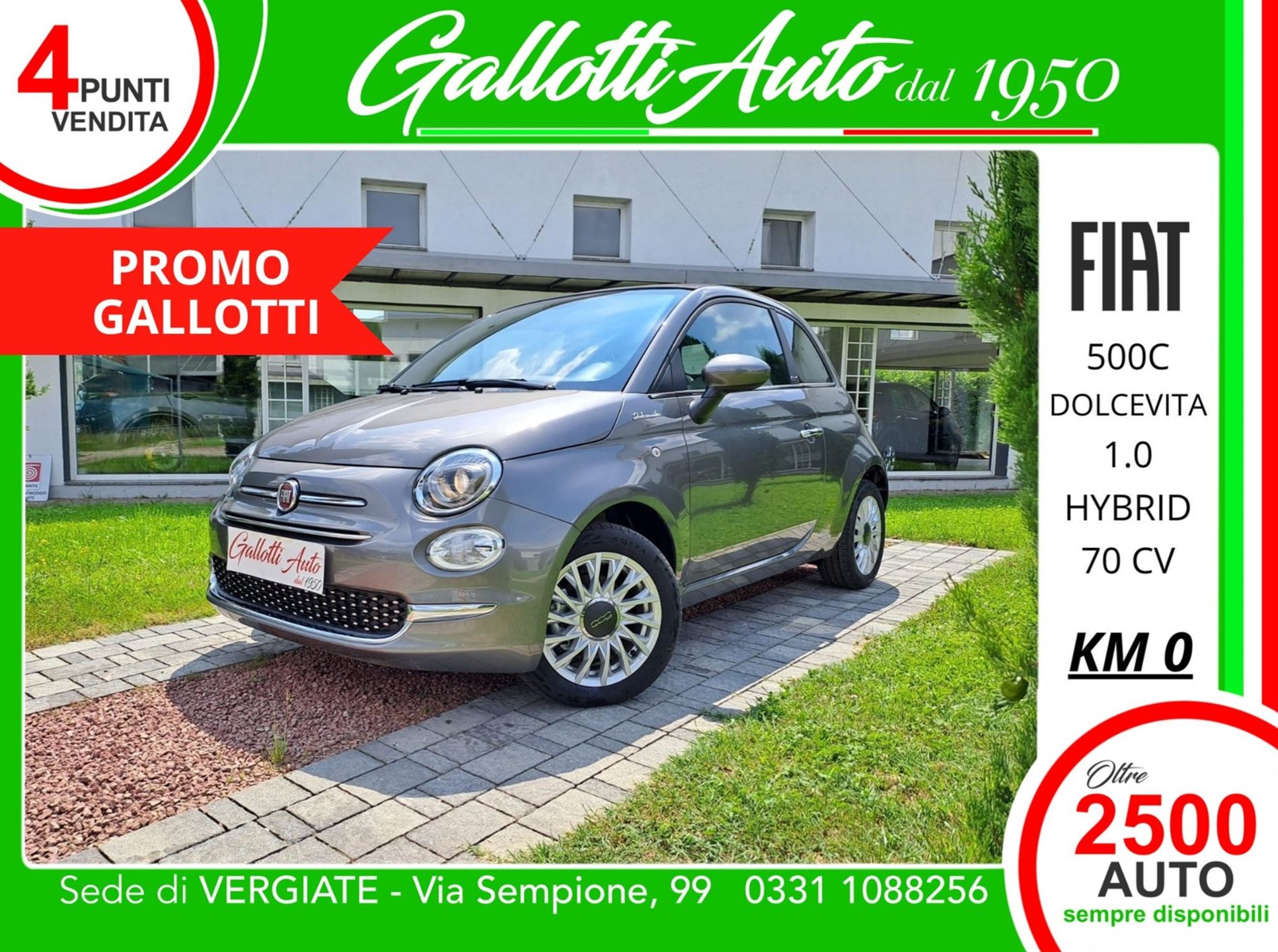 1.0 hybrid Dolcevita 70cv - PROMO GALLOTTI - Gallotti Auto