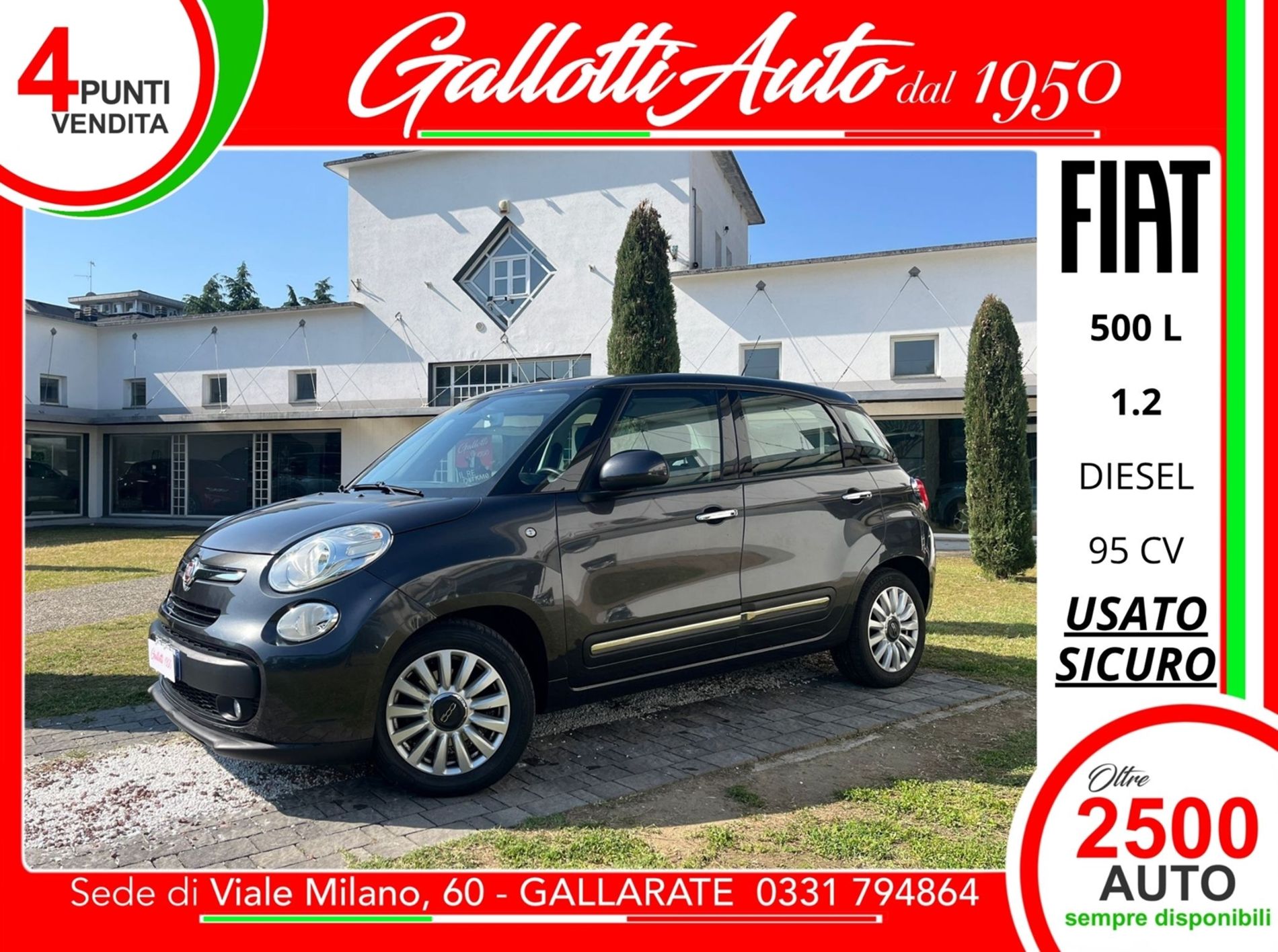 1.3 mjt Pop Star 95cv - SENZA VINCOLI DI FINANZIAMENTO - Gallotti Auto