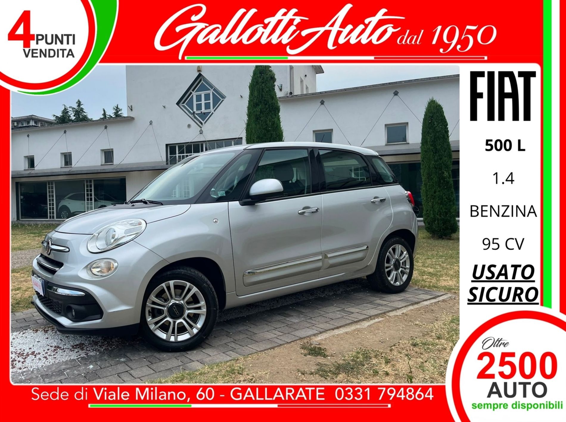 1.4 Pop Star 95cv - SENZA VINCOLI DI FINANZIAMENTO - Gallotti Auto