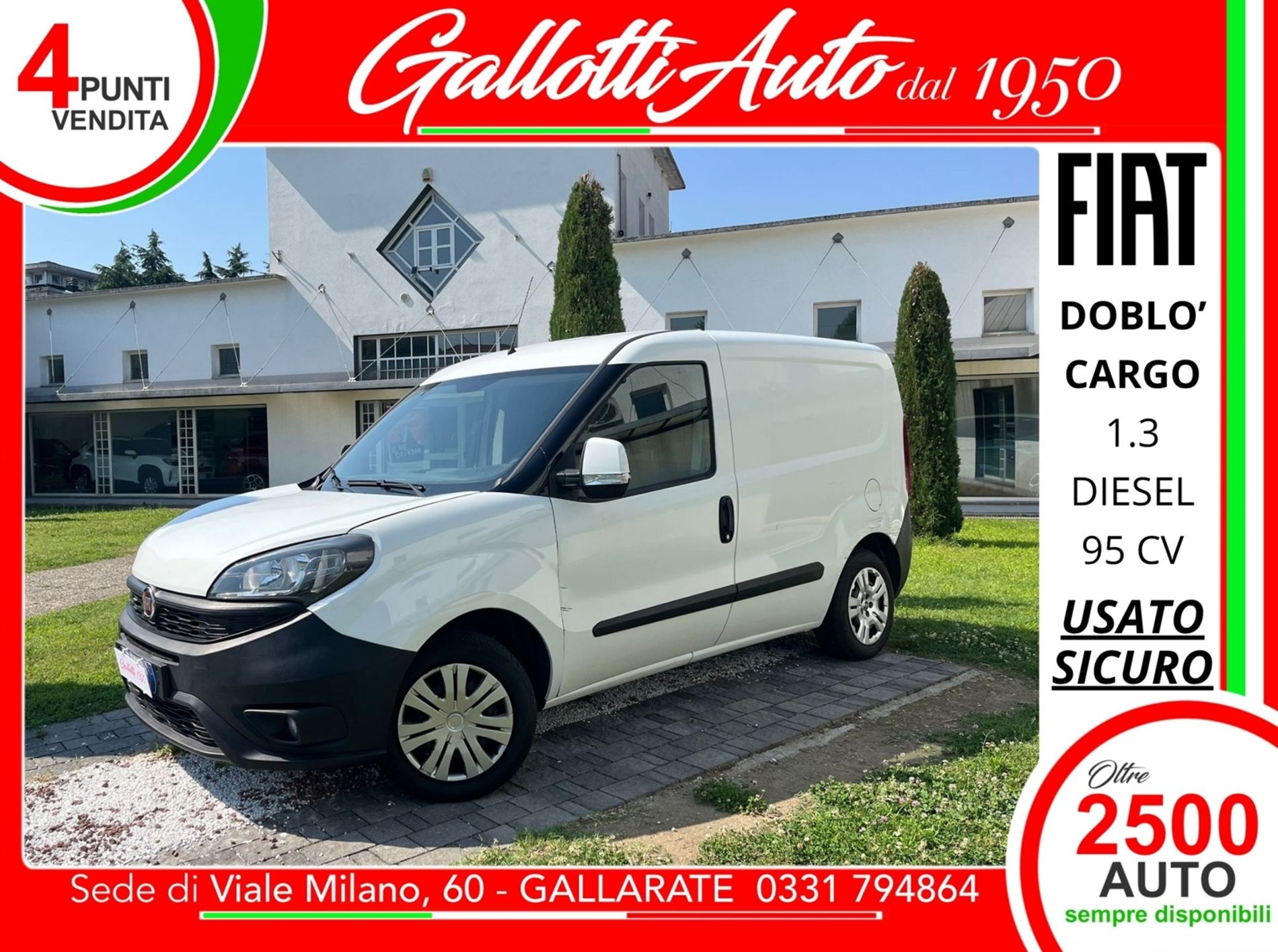 1.3 mjt 95cv E6 - SENZA VINCOLI DI FINANZIAMENTO - Gallotti Auto