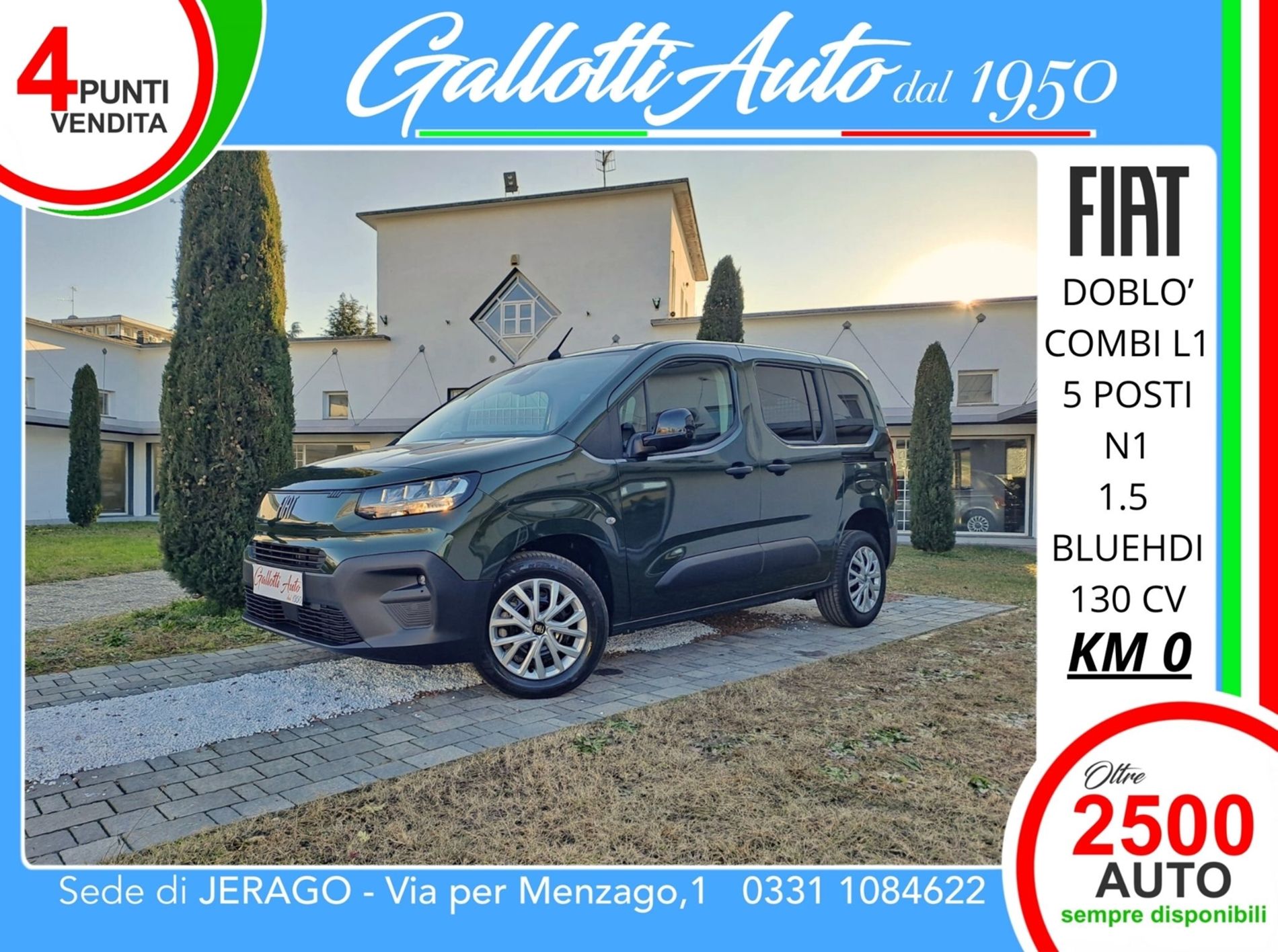 COMBI 5posti N1 L1 1.5 diesel 130CV + IVA - SENZA VINCOLI DI FINANZIAMENTO  - Gallotti Auto
