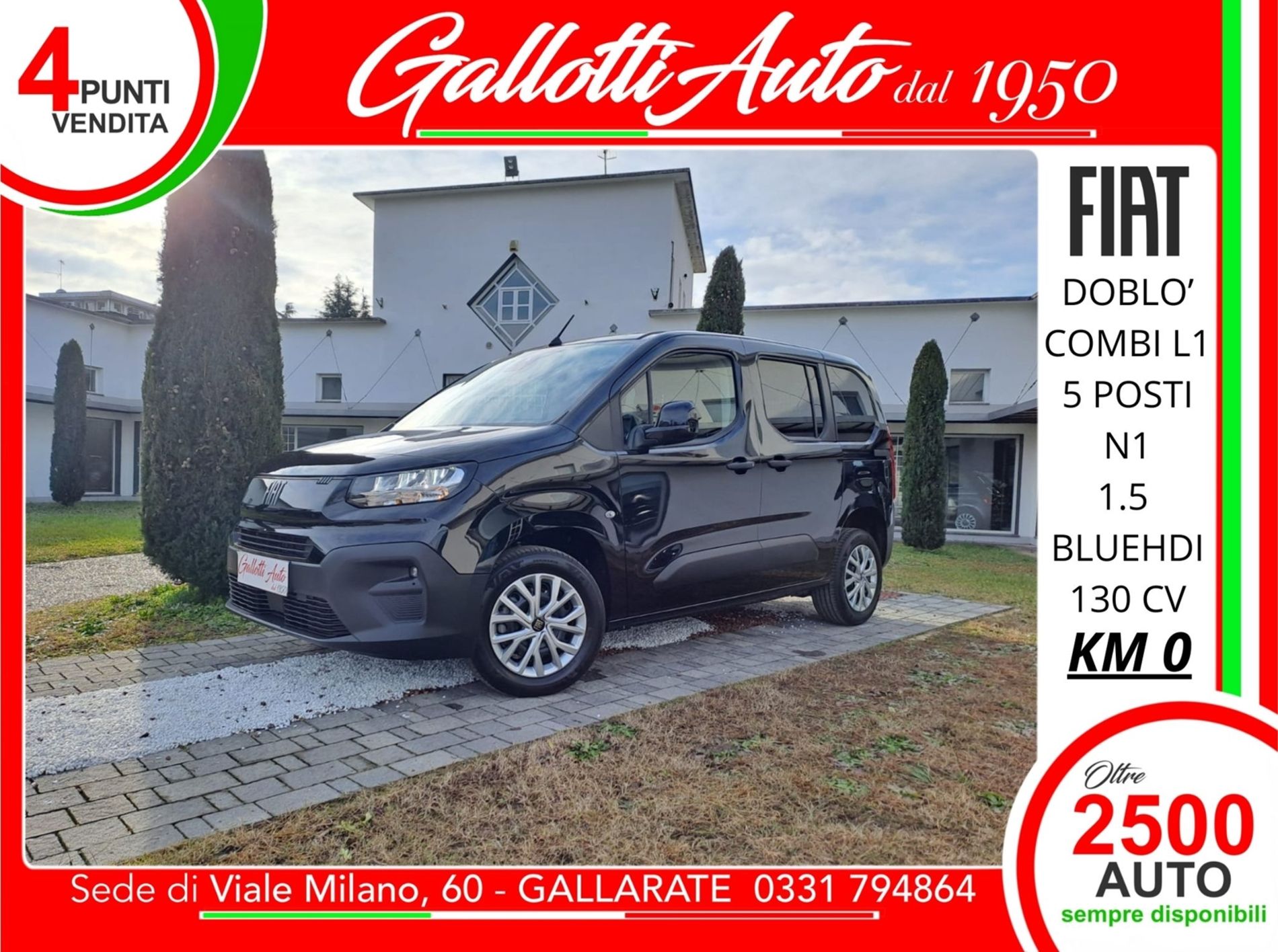 COMBI 5posti N1 L1 1.5 diesel 130CV + IVA - Gallotti Auto