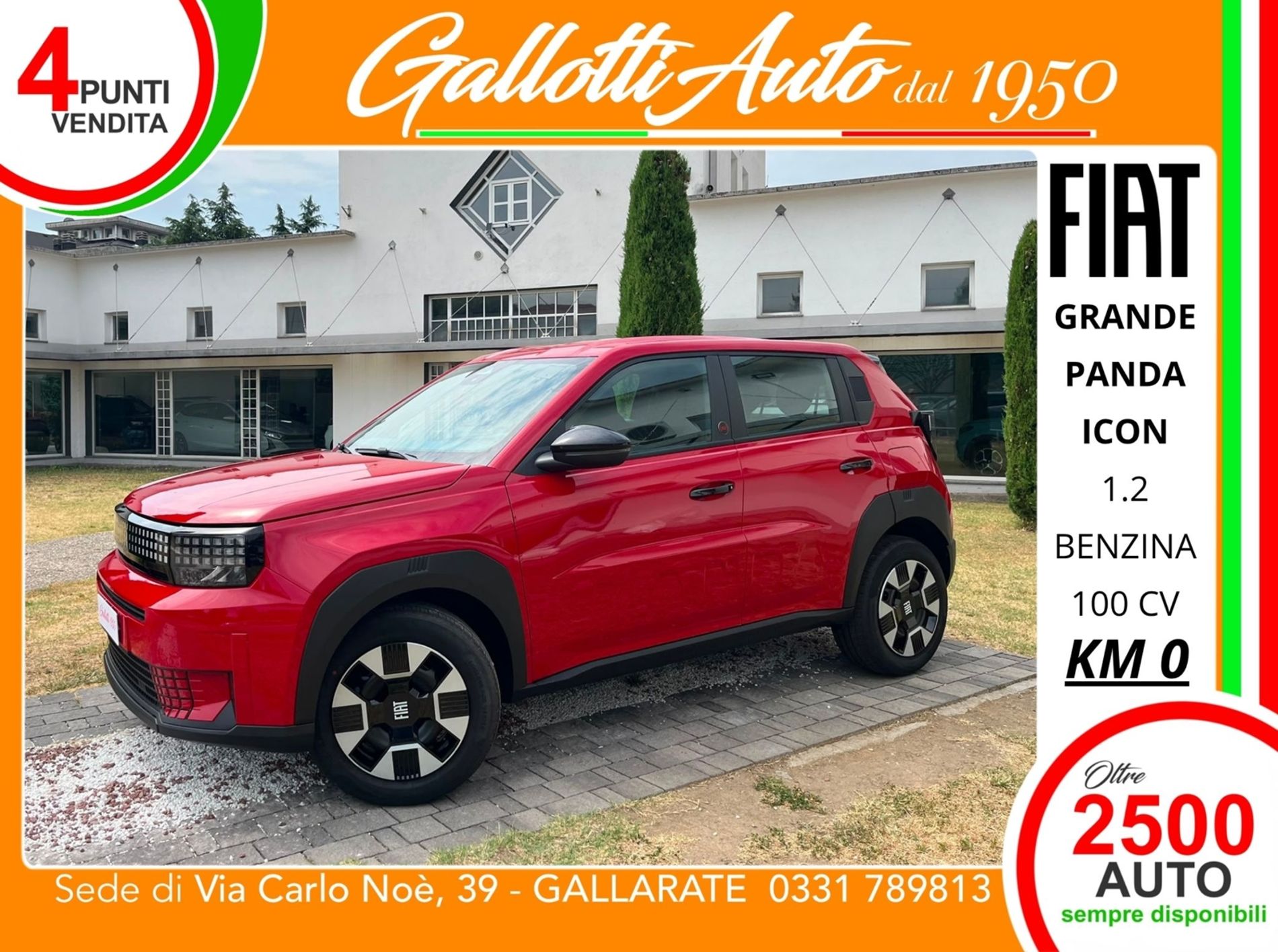  Icon 1.2 benzina 100cv - SENZA VINCOLI DI FINANZIAMENTO - Gallotti Auto