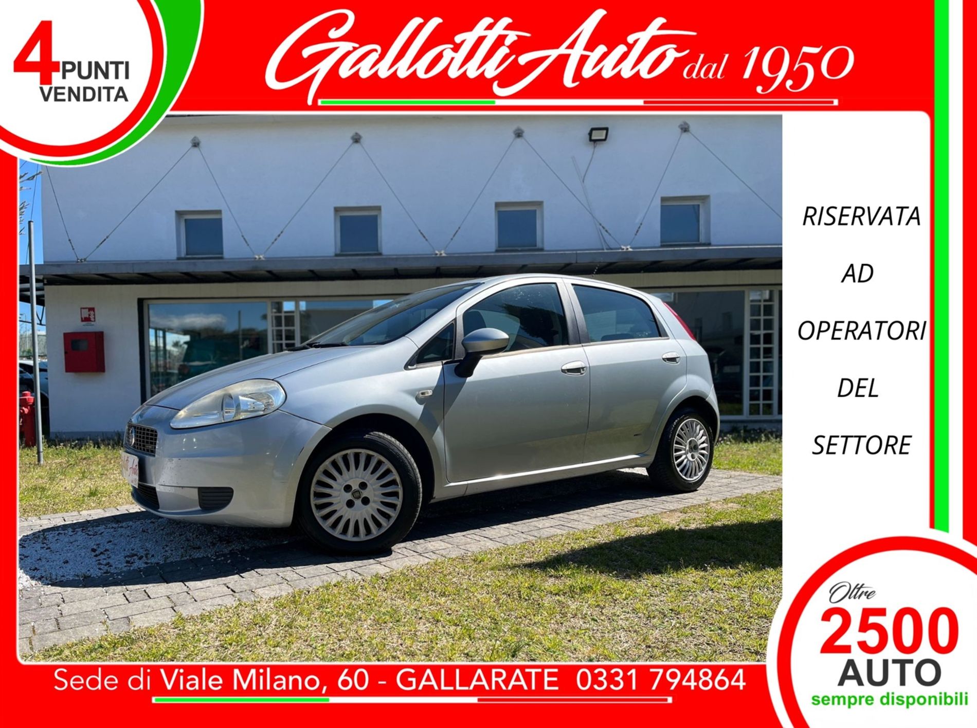 5p 1.3 mjt 16v Active 75cv - RISERVATA A COMMERCIANTI D’AUTO - Gallotti Auto