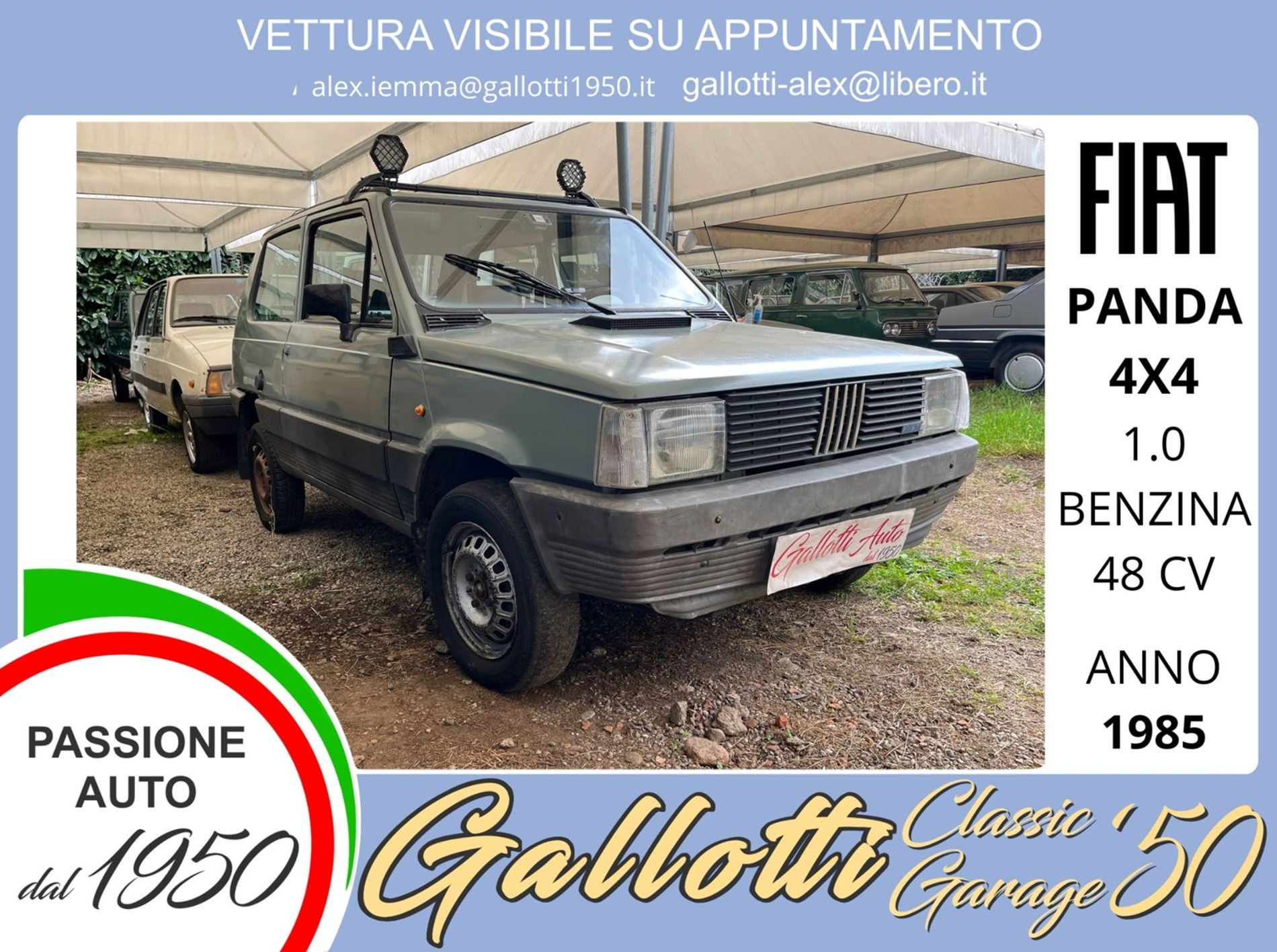 4x4 1.0 benzina 48cv - restauro - Gallotti Auto