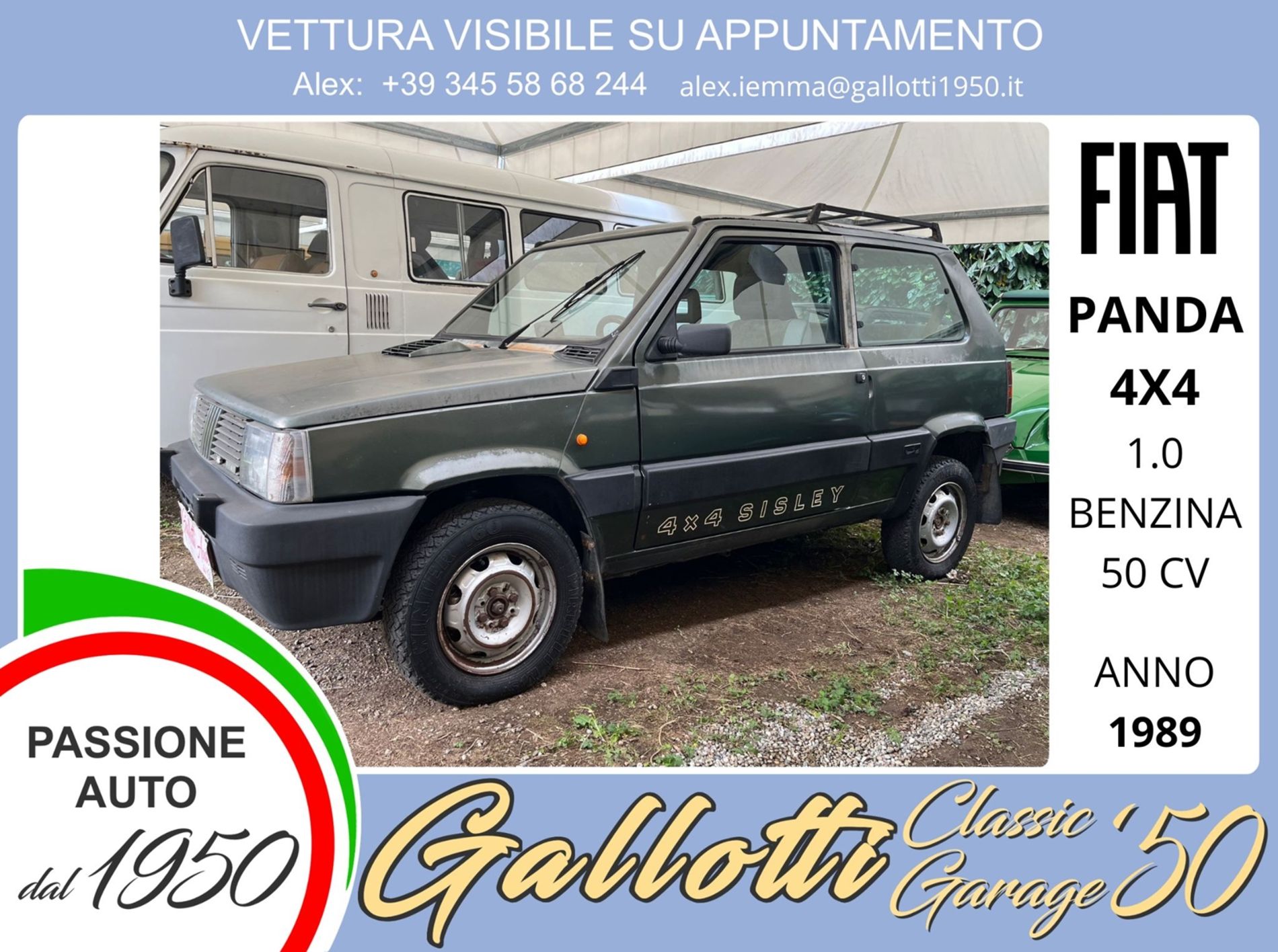  Sisley 4x4 1.0 50cv - Gallotti Auto