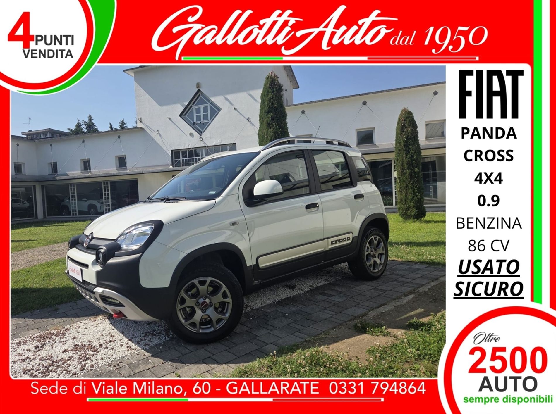 Cross 4x4 0.9 t.air 85cv s&s - SENZA VINCOLI DI FINANZIAMENTO - Gallotti Auto