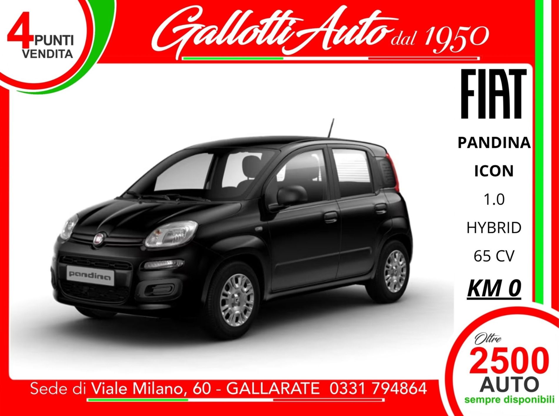 1.0 firefly hybrid Icon s&s 65cv 5p.ti - SENZA VINCOLI DI FINANZIAMENTO - Gallotti Auto