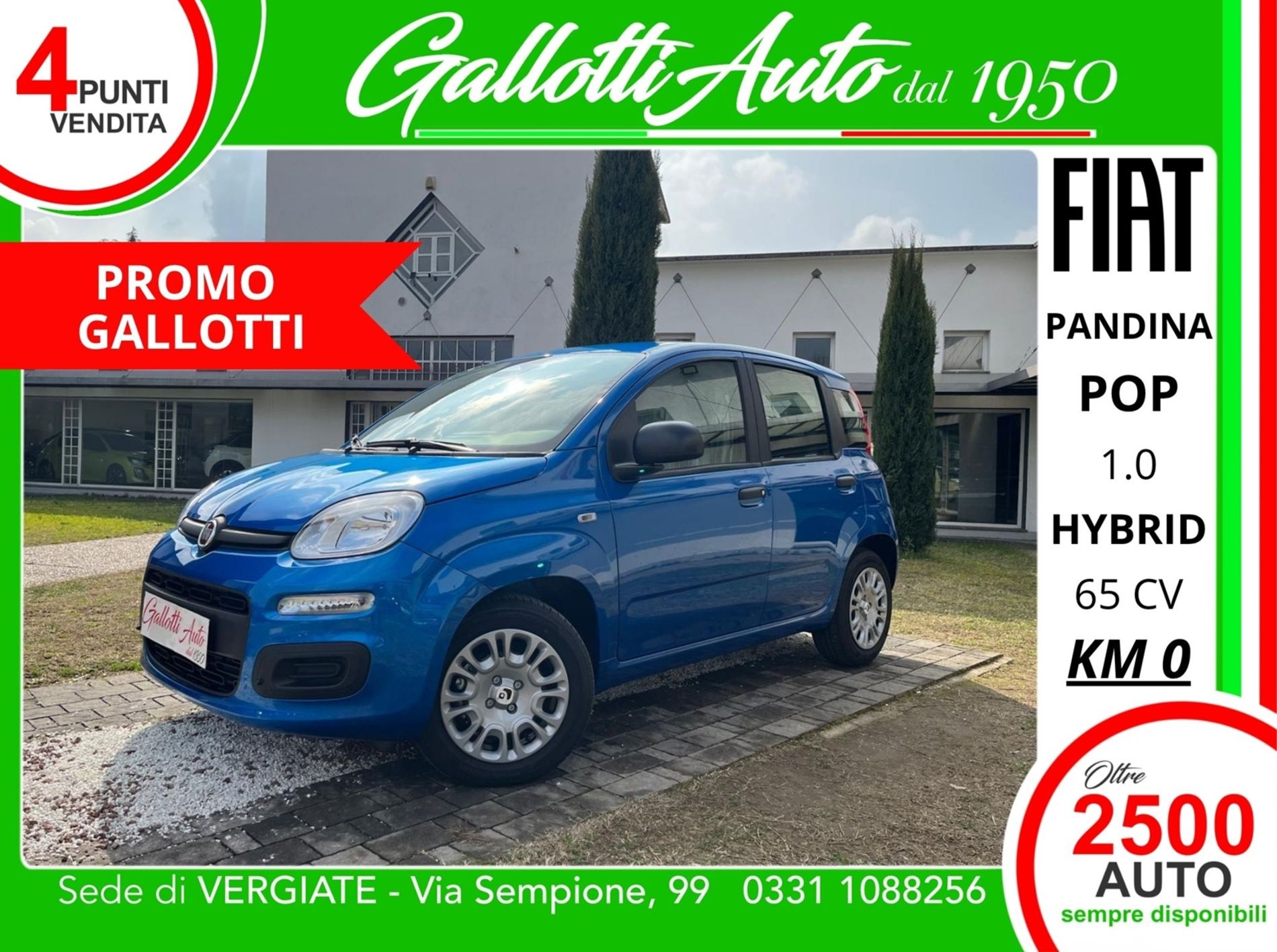 1.0 firefly hybrid Pop s&s 65cv - PRMO GALLOTTI - Gallotti Auto