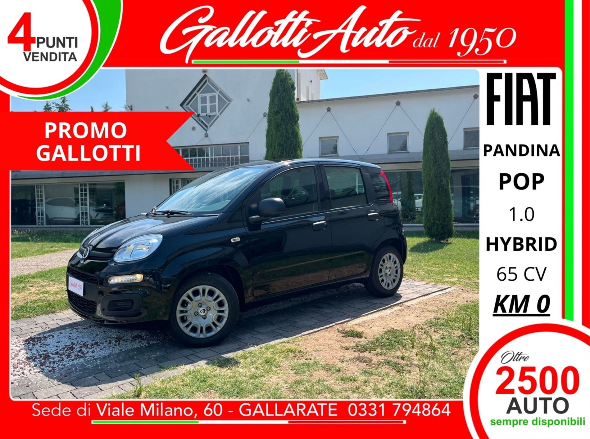 1.0 firefly hybrid Pop s&s 65cv - PRMO GALLOTTI - Gallotti Auto