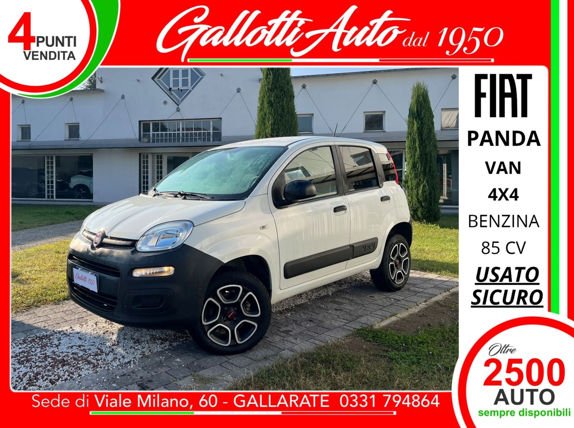 van 0.9 85cv 4x4 - SENZA VINCOLI DI FINANZIAMENTO - Gallotti Auto