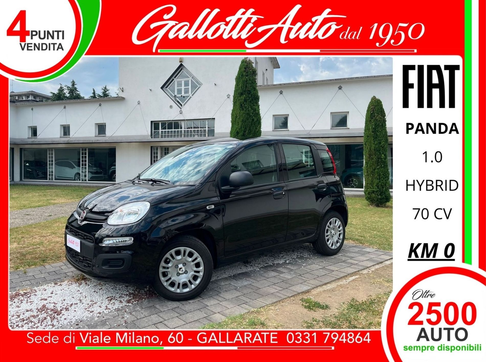 1.0 firefly Hybrid s&s 70cv - SENZA VINCOLI DI FINANZIAMENTO - Gallotti Auto