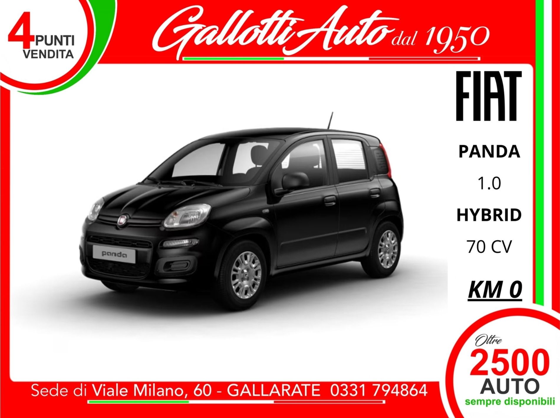  1.0 firefly Hybrid s&s 70cv - 5 posti - Gallotti Auto