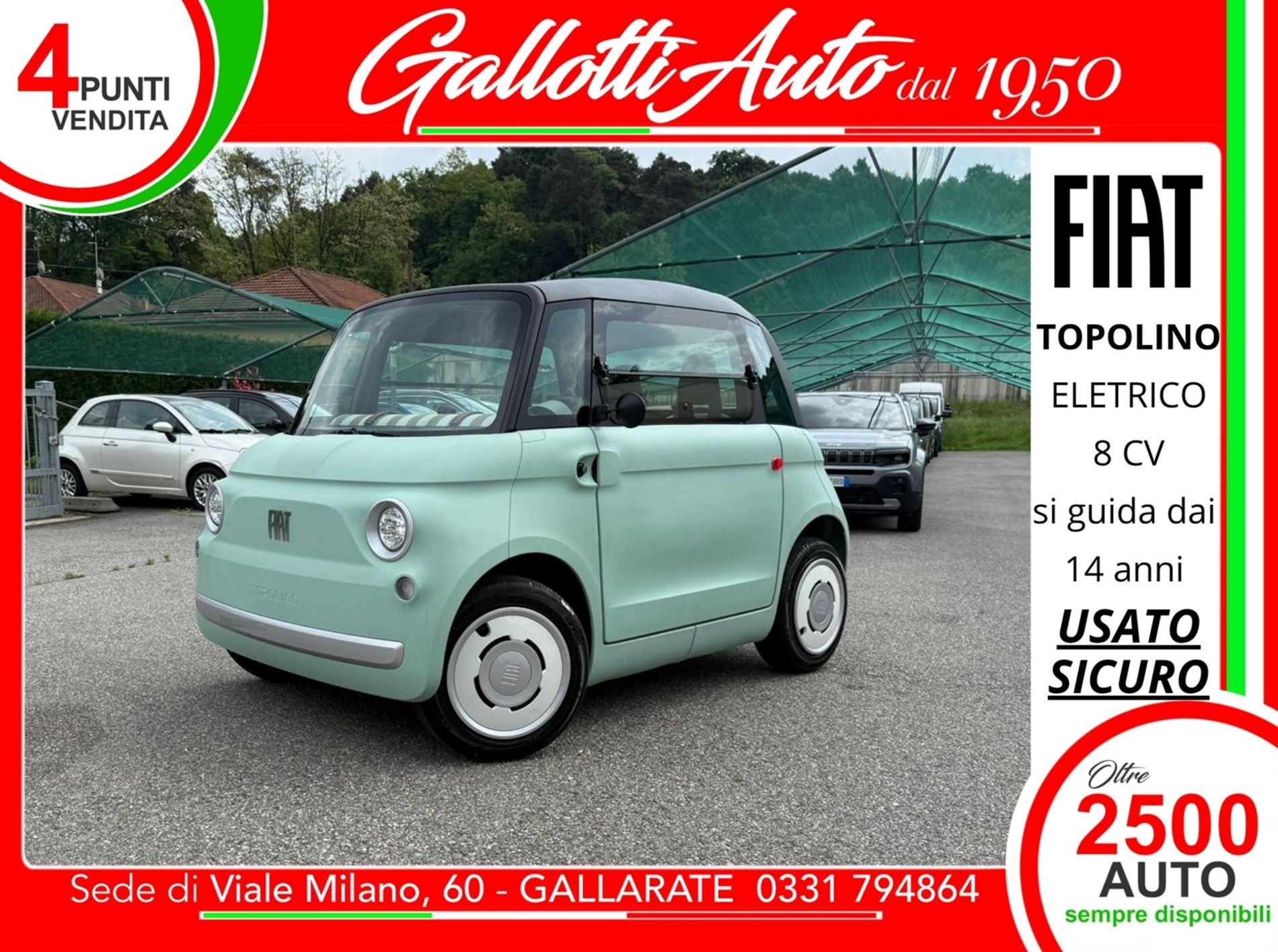 Fiat TOPOLINO - SENZA VINCOLI DI FINANZIAMENTO - Gallotti Auto