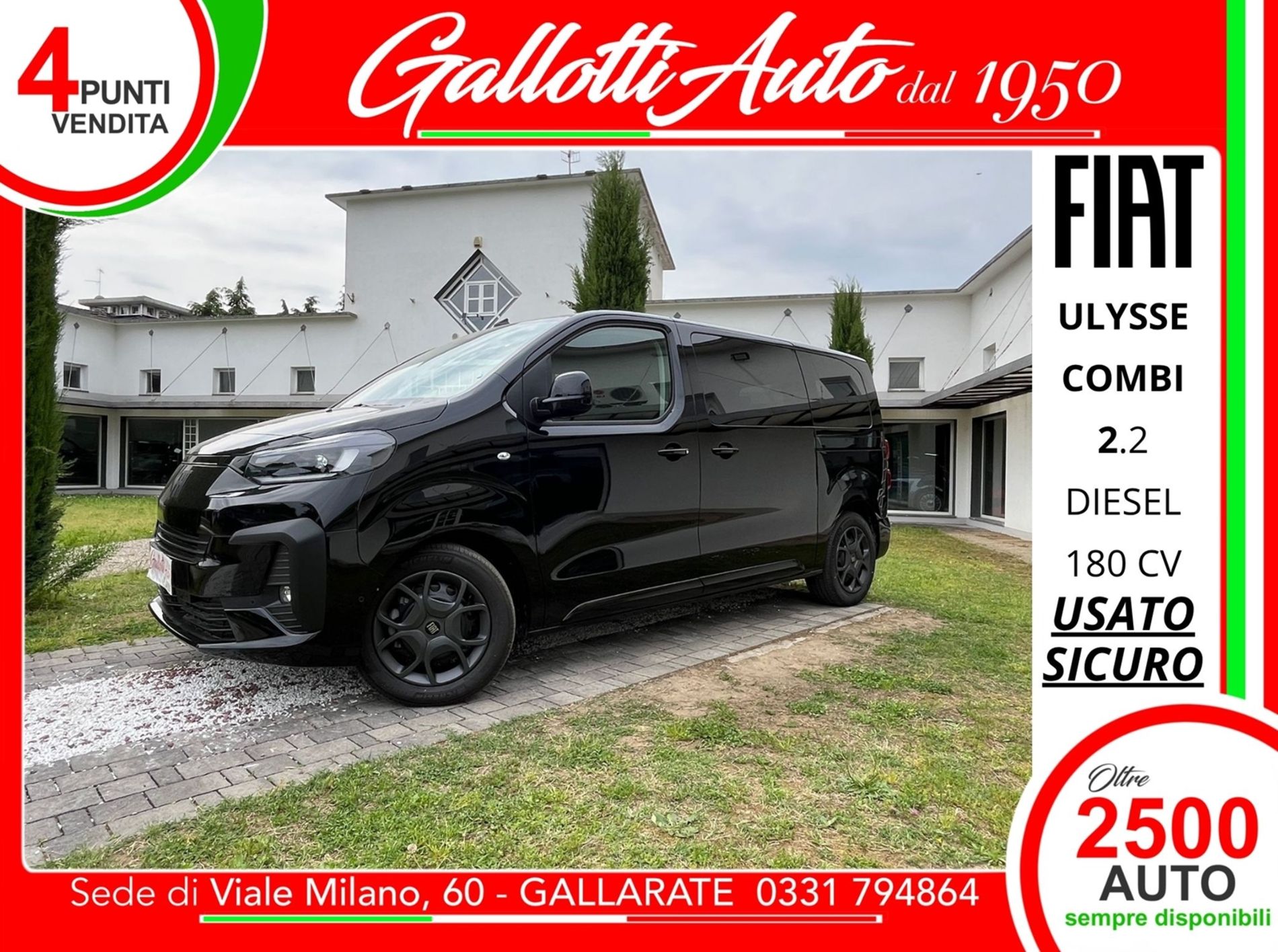 Combi M1 2.2 diesel 180cv s&s autom.+IVA - SENZA VINCOLI DI FINANZIAMENTO - Gallotti Auto