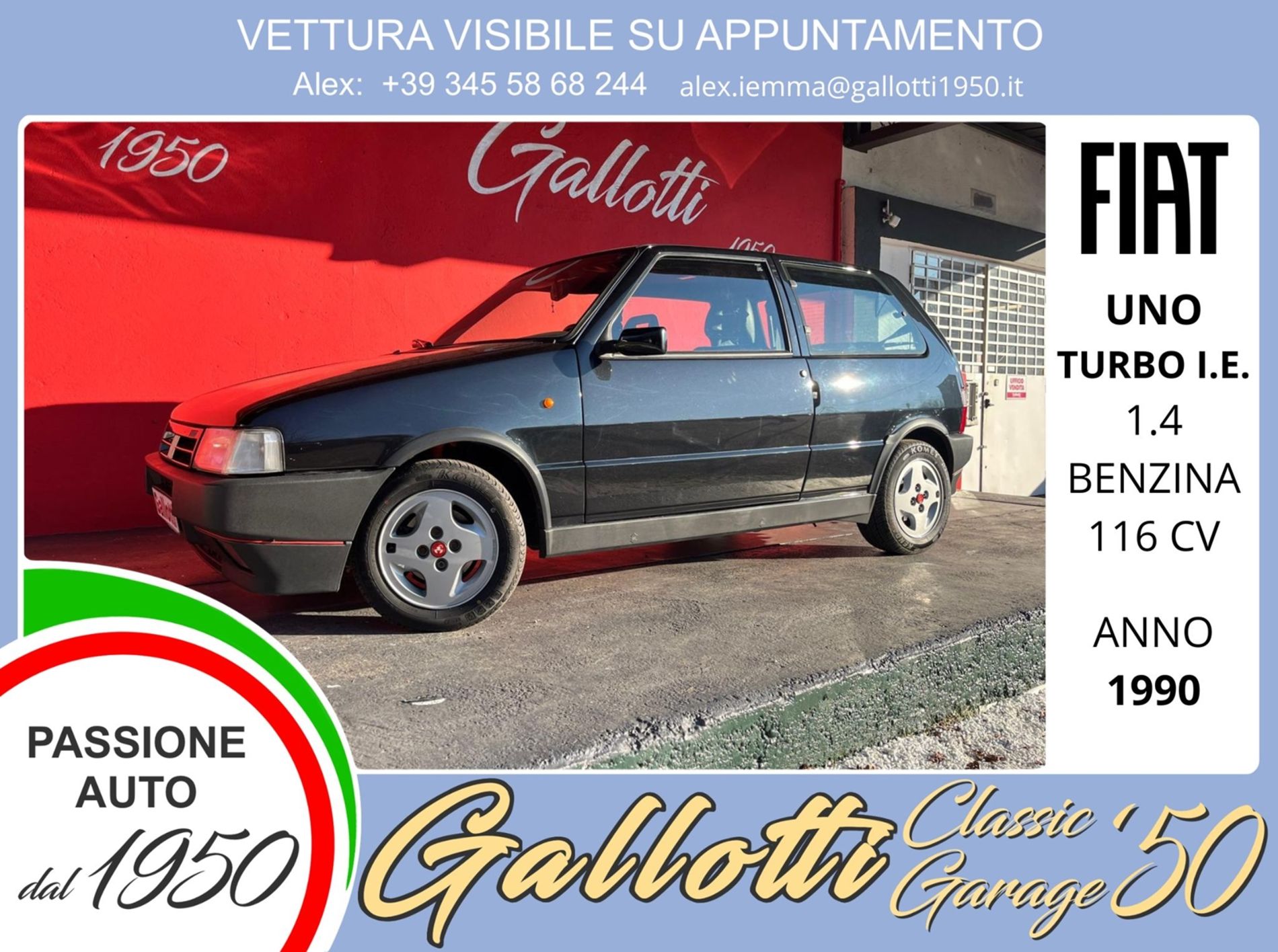 TURBO I.E. 3 PORTE 1.4 - Gallotti Auto
