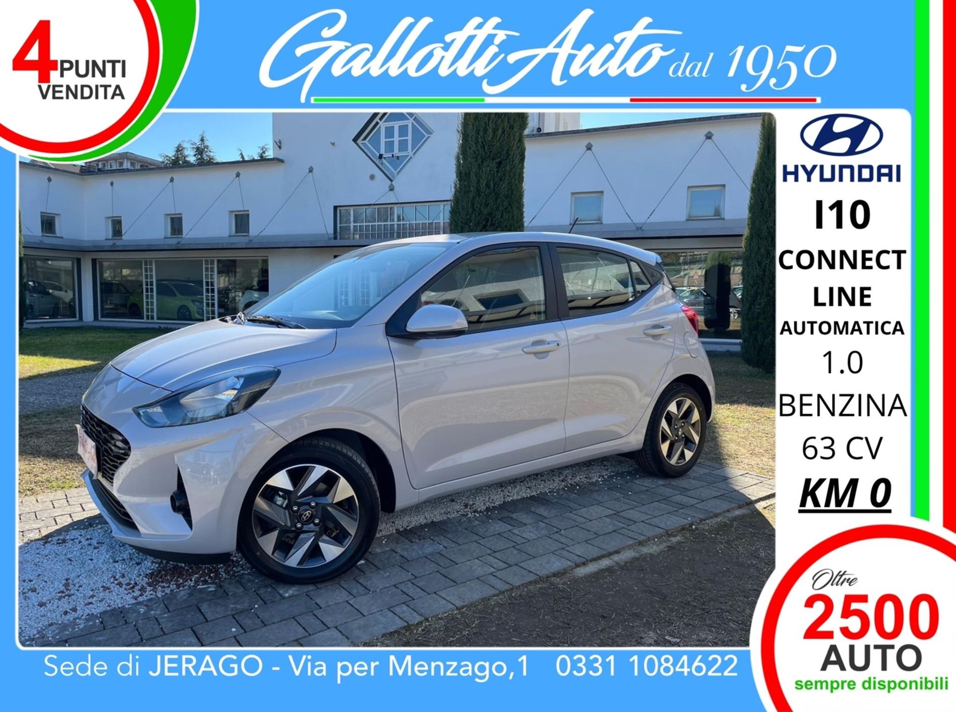 1.0 mpi Connectline 63cv automatica - NEOPATENTATI - Gallotti Auto