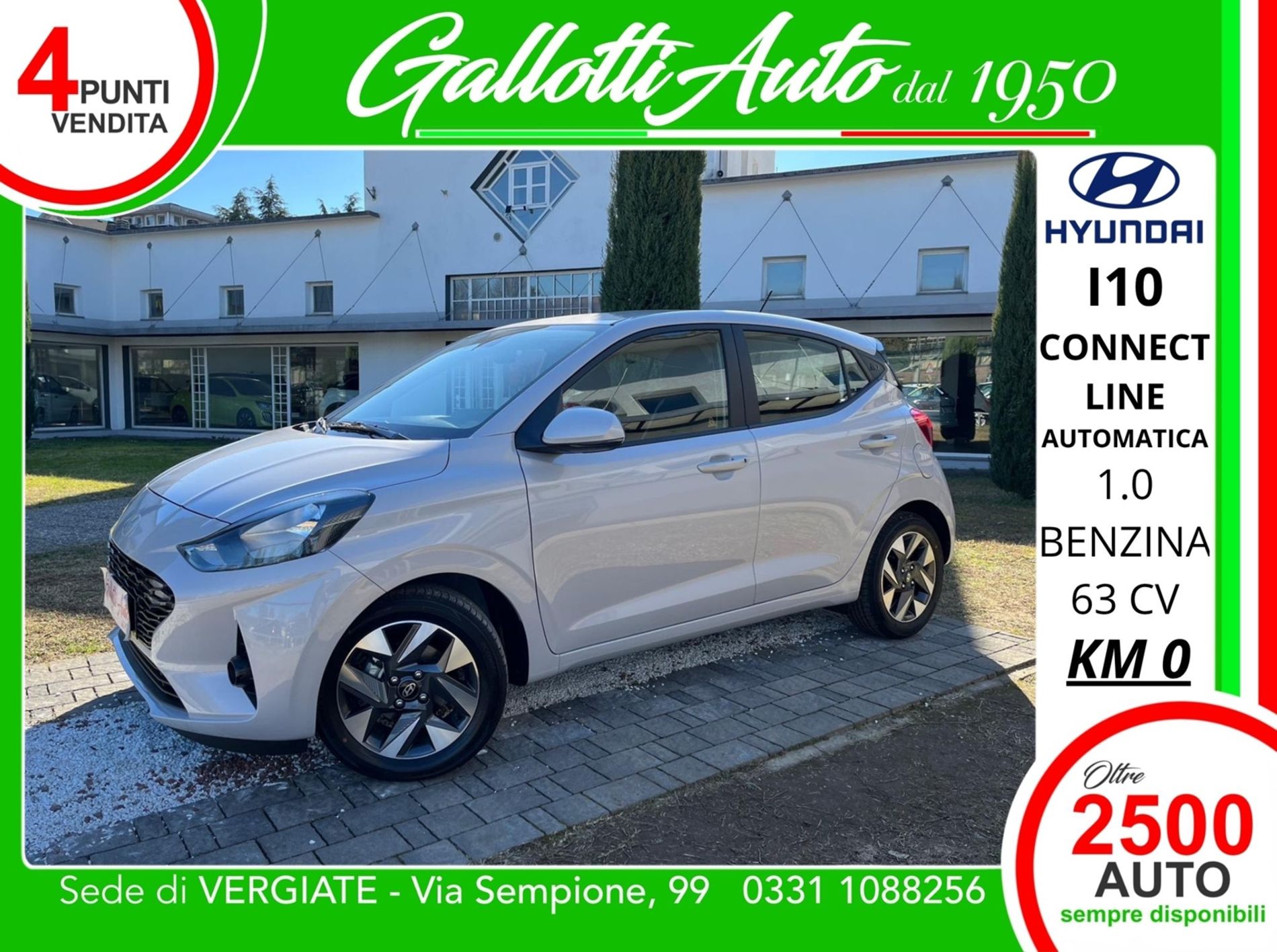 1.0 mpi Connectline 63cv automatica - NEOPATENTATI - Gallotti Auto