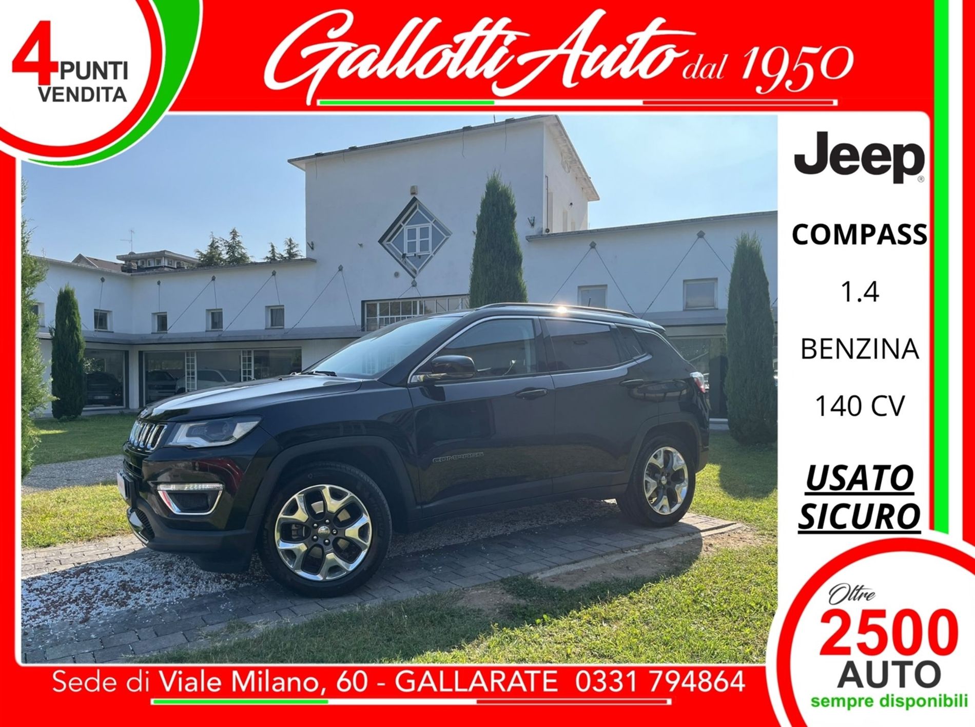  1.4 m-air Limited 2wd 140cv  - SENZA VINCOLI DI FINANZIAMENTO - Gallotti Auto
