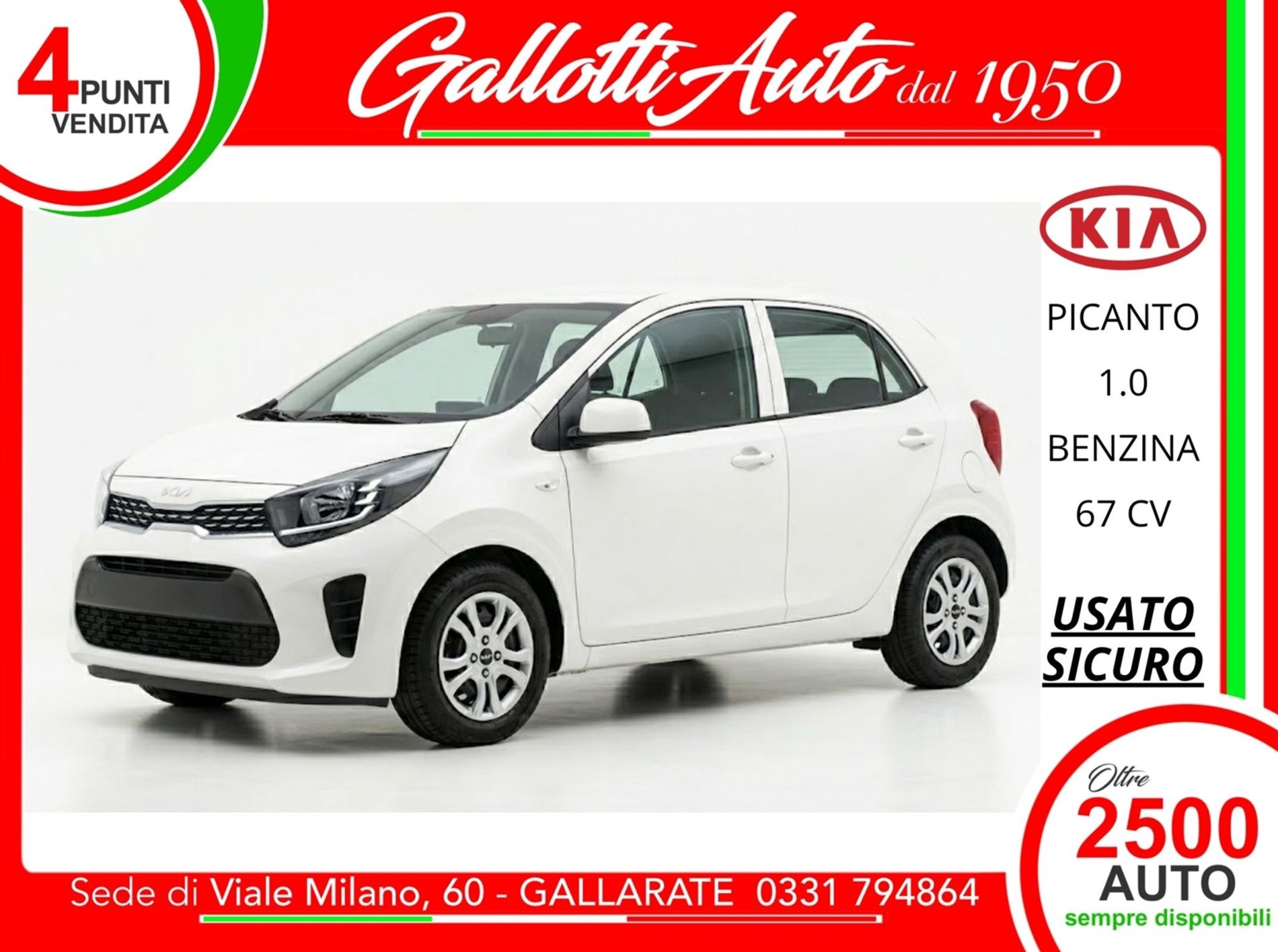 Kia Picanto 1.0 dpi Urban   - Gallotti Auto