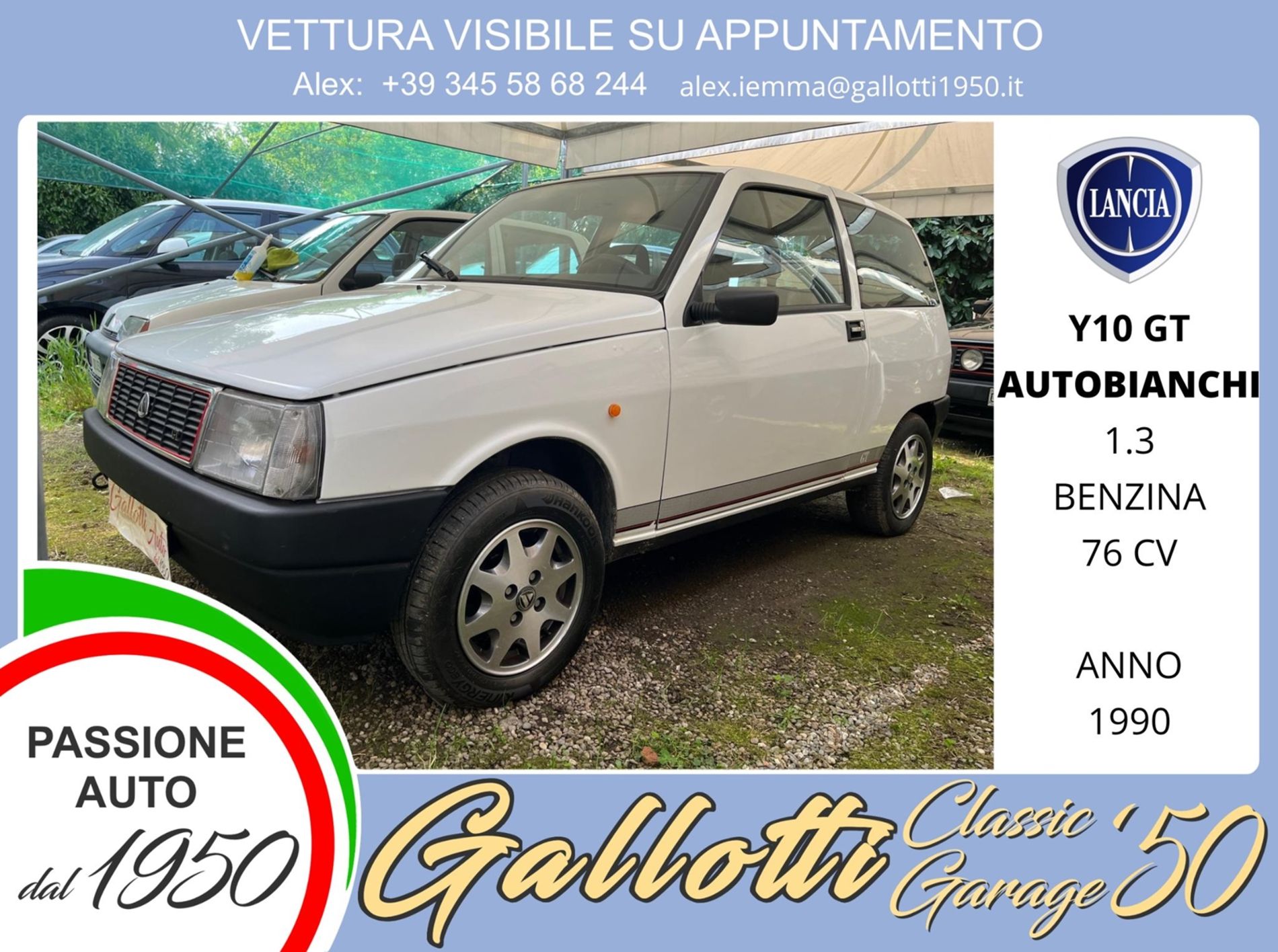 GT 1.3 benzina 76cv - Conservata - Gallotti Auto