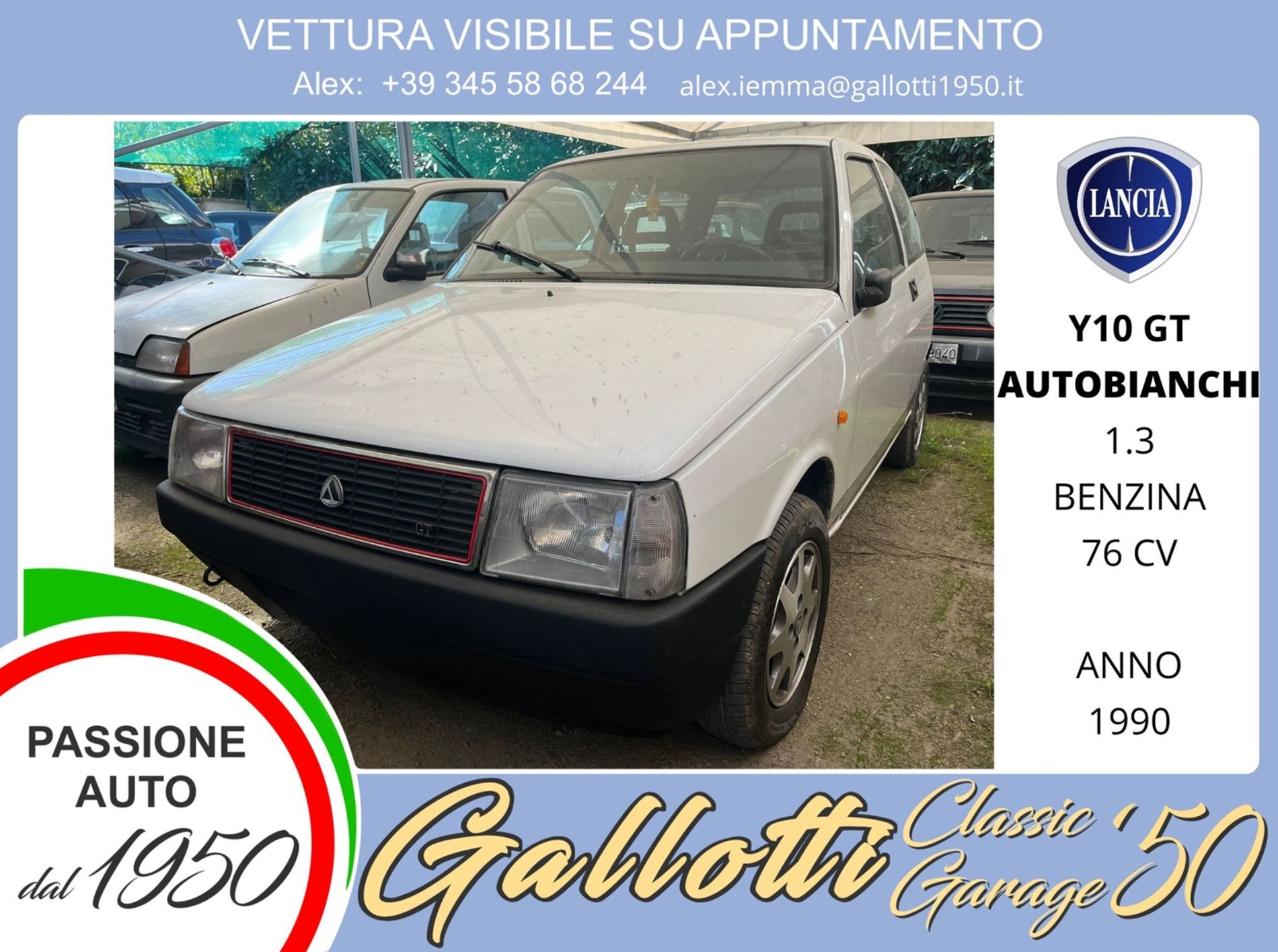 LANCIA AUTOBIANCHIY10 GT  - Gallotti Auto