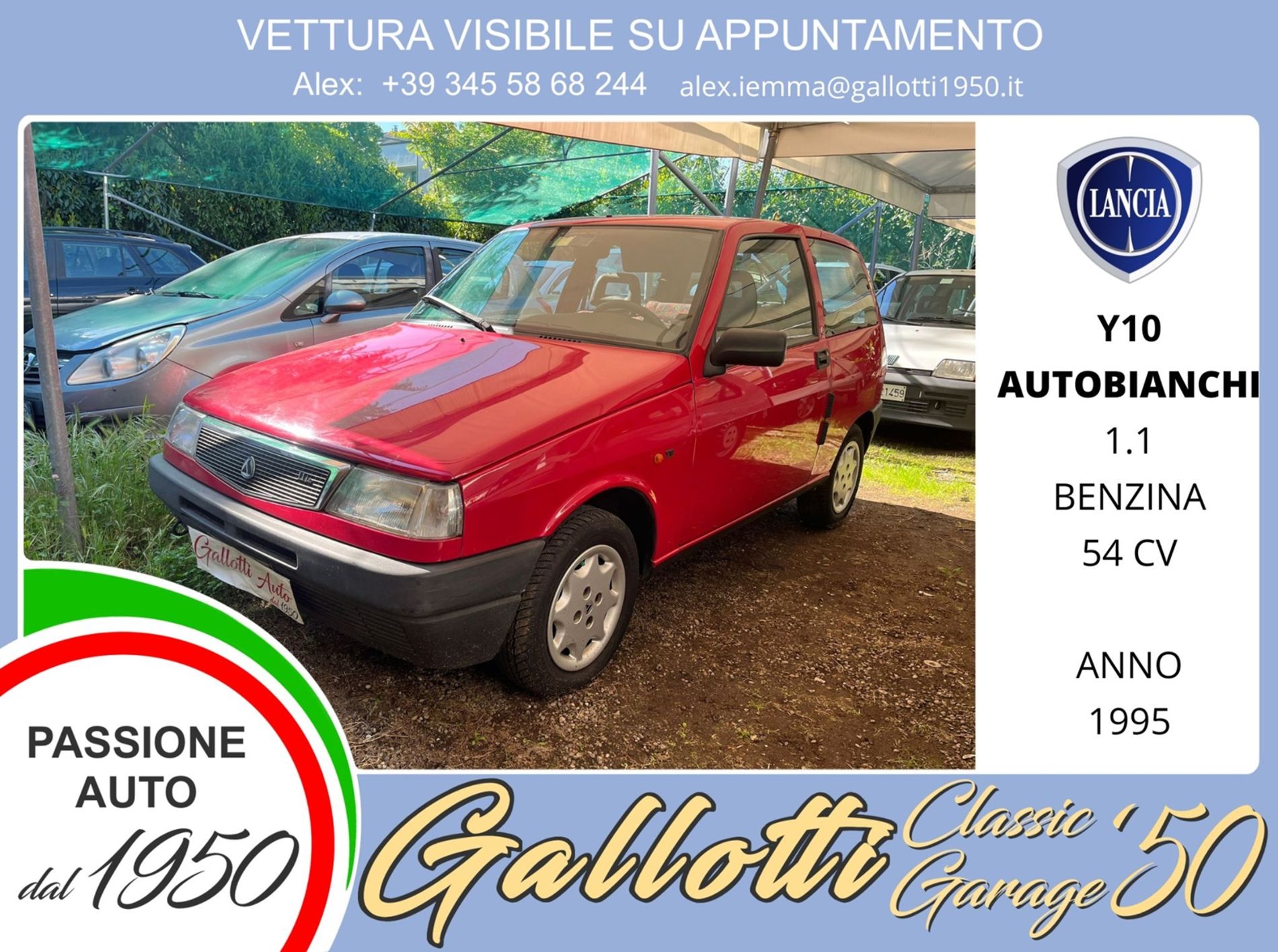 LANCIA AUTOBIANCHIY10  - Gallotti Auto