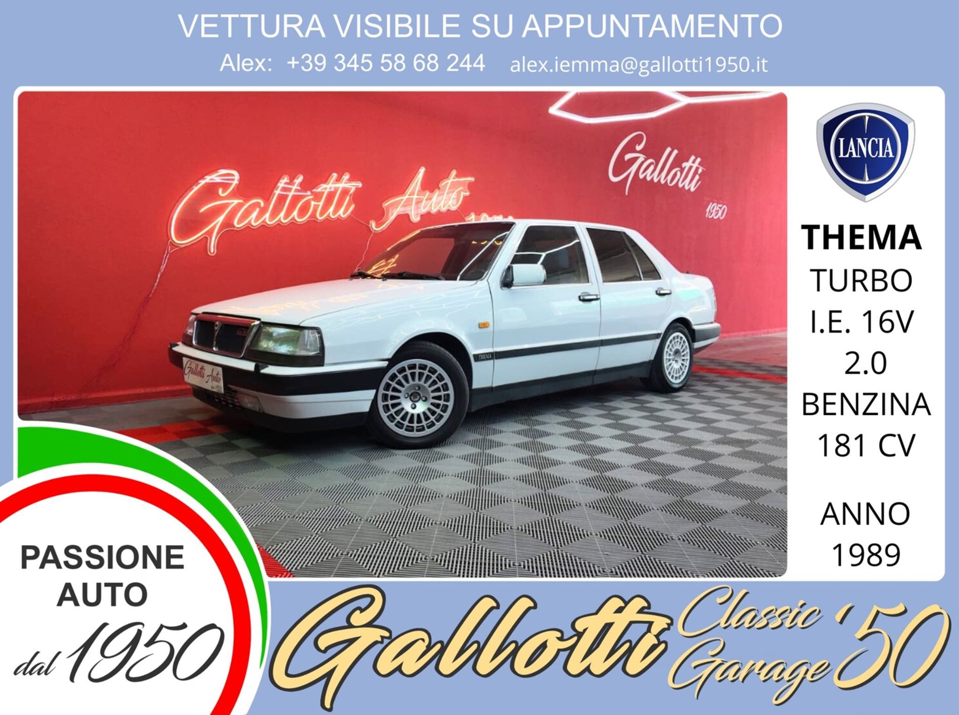 2.0 turbo i.e. 16v 181cv - Gallotti Auto