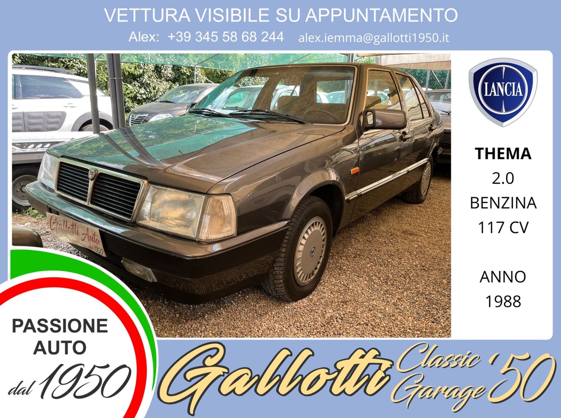 LANCIA THEMA - super conservata - Gallotti Auto