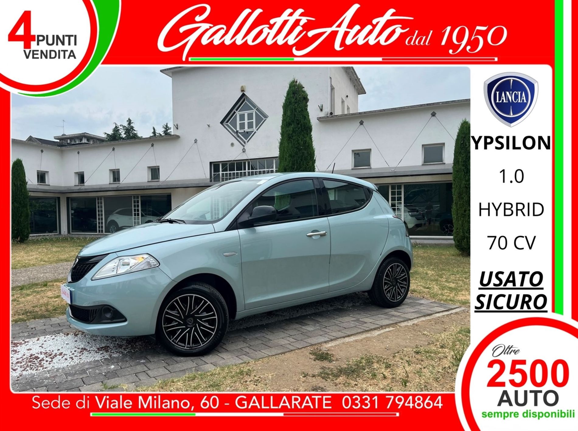 1.0 firefly hybrid Oro s&s 70cv - SENZA VINCOLI DI FINANZIAMENTO - Gallotti Auto