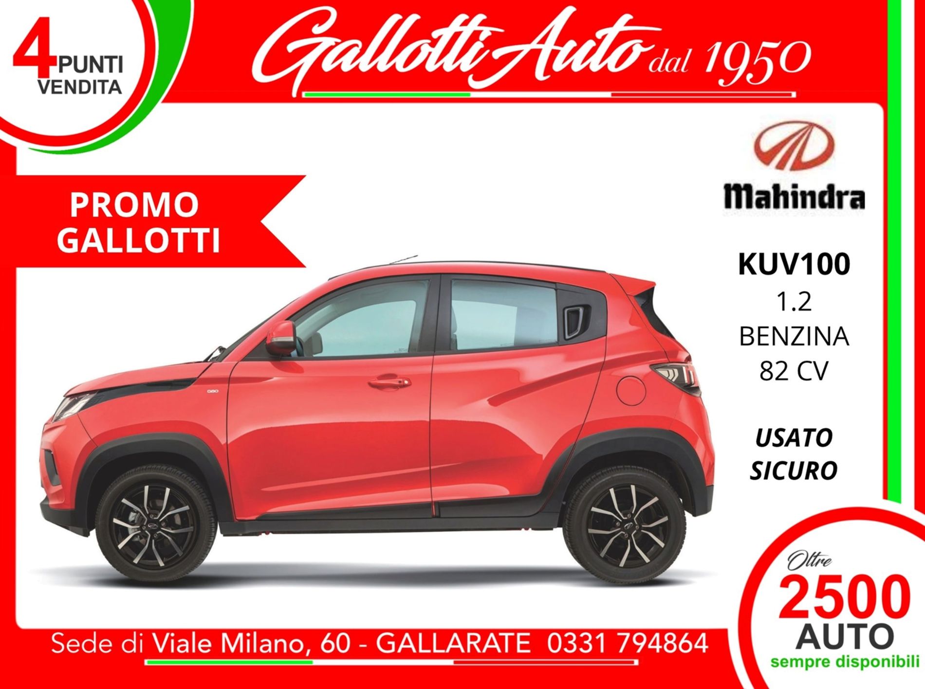  KUV100 1.2 K6+  PRMO GALLOTTI - Gallotti Auto