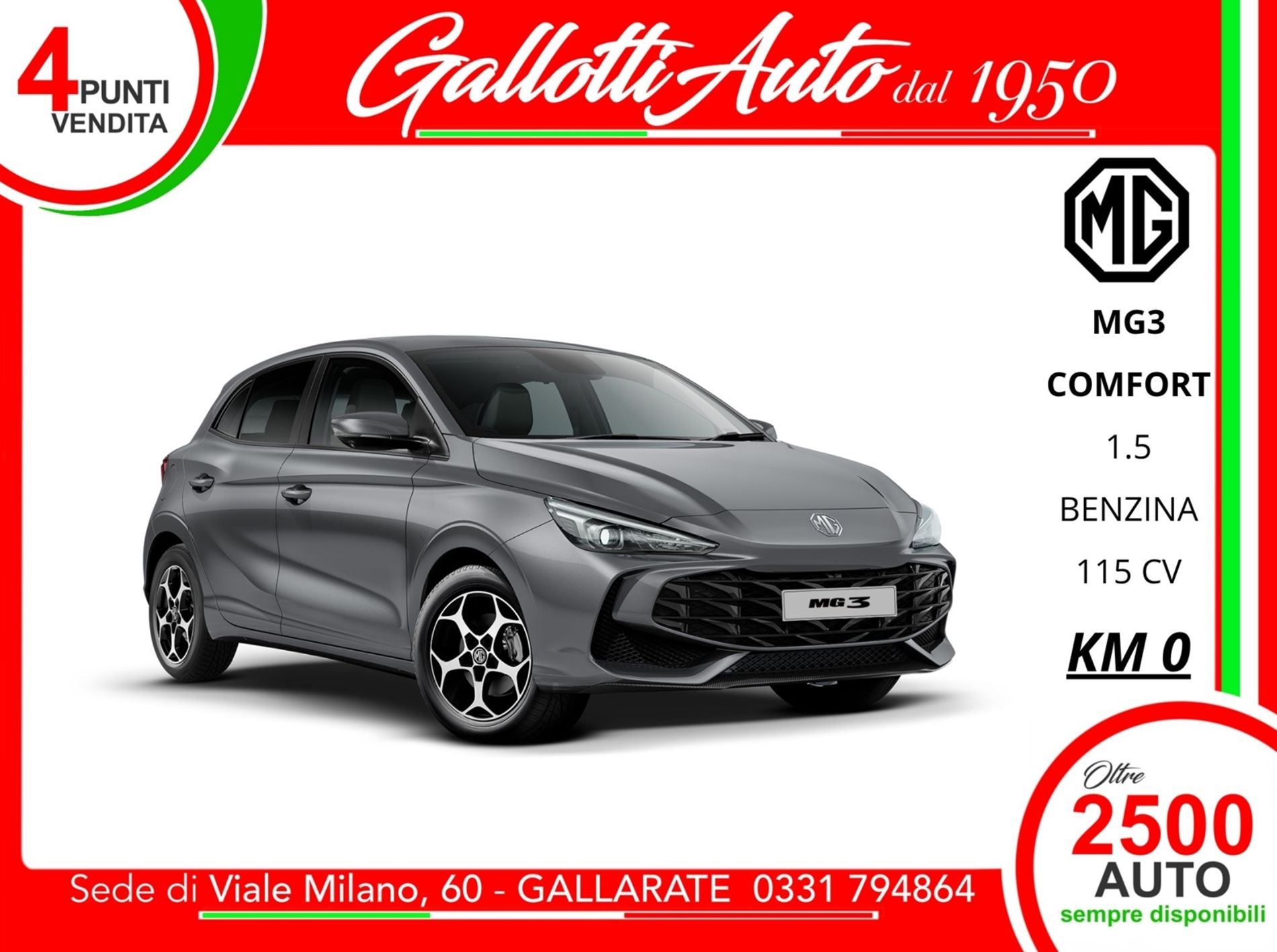 1.5 Comfort - SENZA VINCOLI DI FINANZIAMENTO - Gallotti Auto