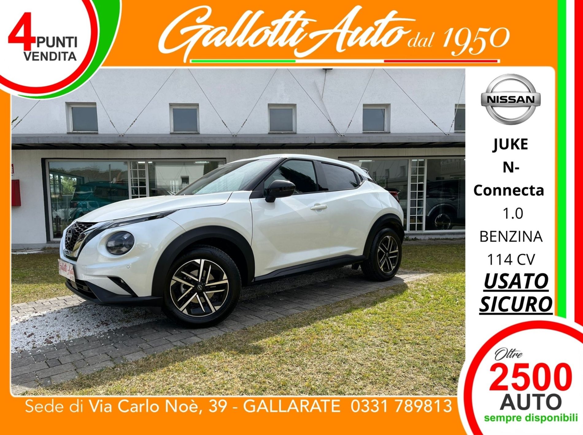 Juke 1.0 dig-t N-Connecta 114cv dct - Gallotti Auto